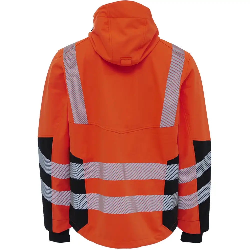Warnschutz Softshelljacke "116503R" Visible Xtreme in orange/schwarz, M - Thumbnail 2