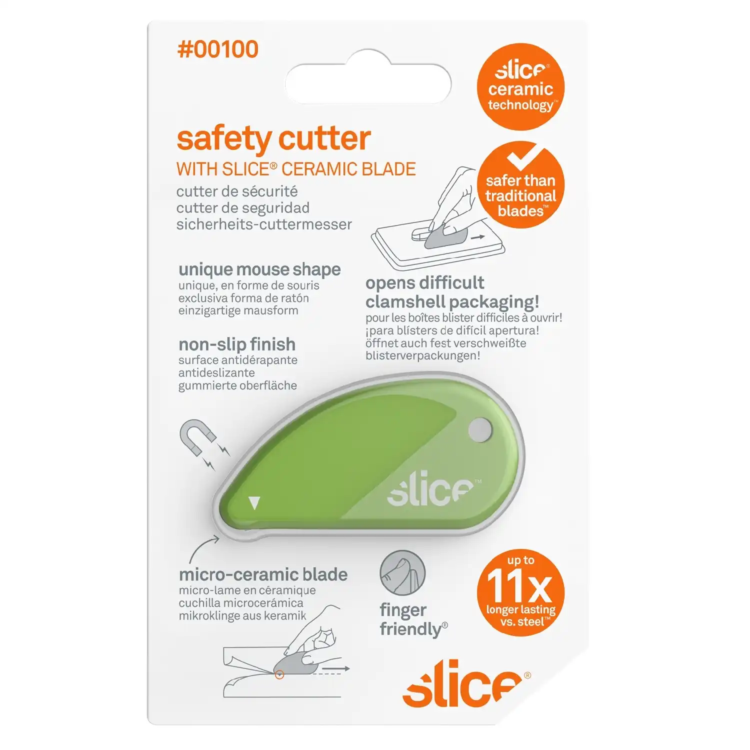 Sicherheits-Cuttermesser 00100 SB-Pack SLICE® - Thumbnail 2