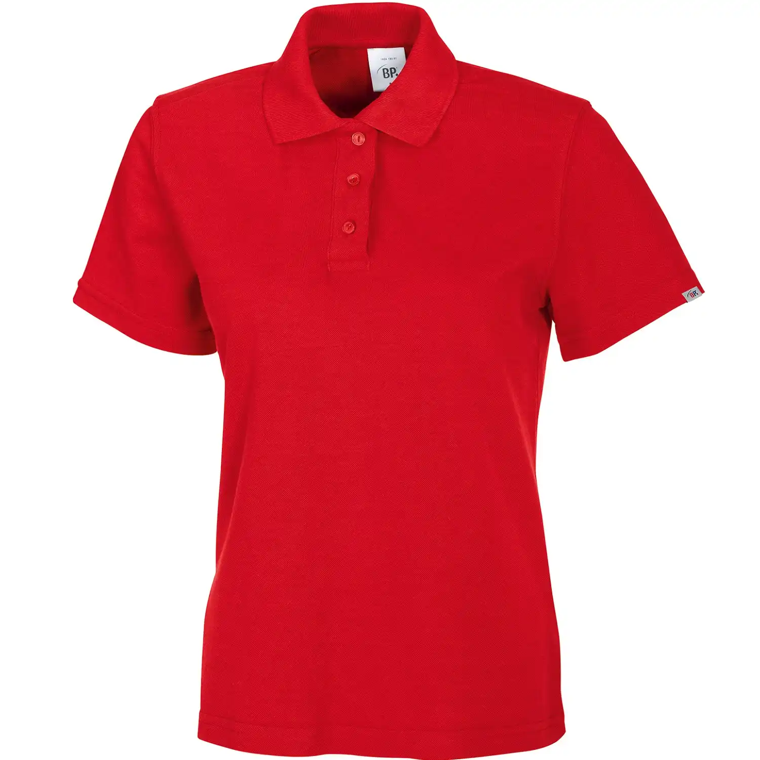 Damen Polo-Shirt "1648-181" Med & Care in Rot, M - Thumbnail 1