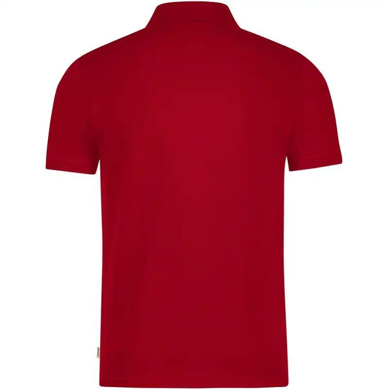 Polo-Shirt "GOTS" Bio-Baumwolle 501 in Rot, L - Thumbnail 2
