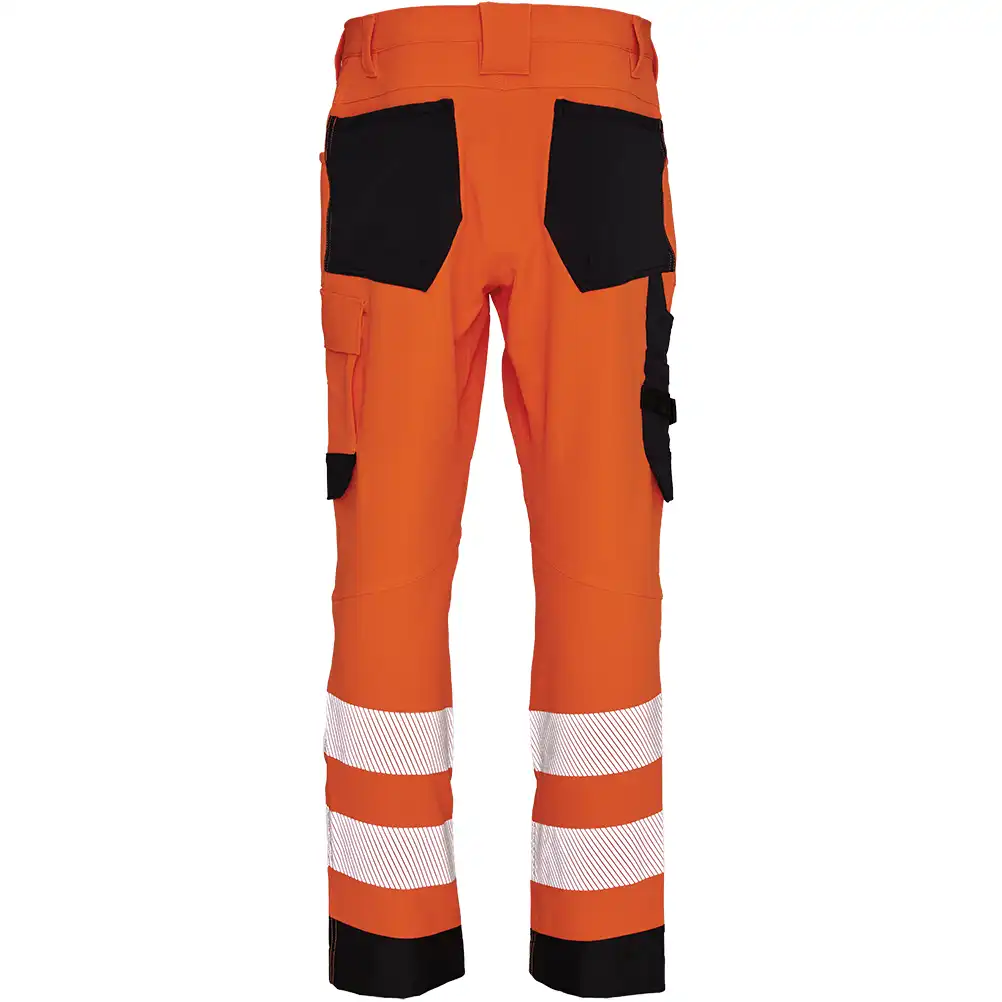 Warnschutz Stretch Bundhose "282404R" Visible Xtreme Recycled in orange/schwarz, 48 - Thumbnail 2