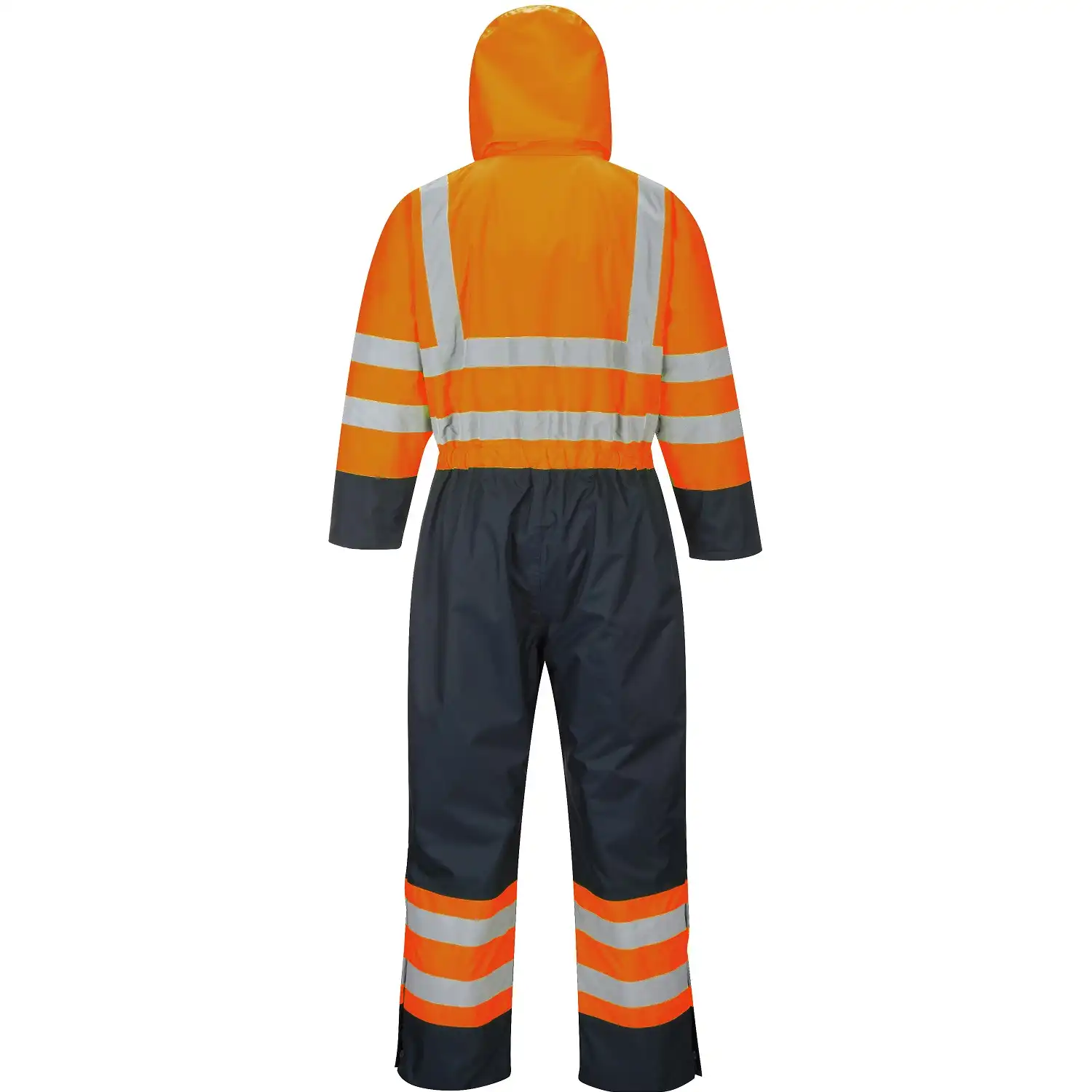 Warnschutz Winter Overall "S485" Kontrast in orange/marine, L - Thumbnail 2