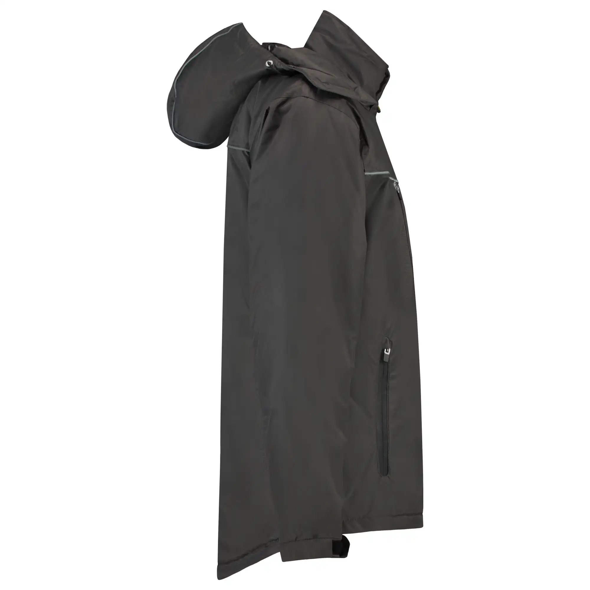 Regenparka Rewear "402702" Midi Workwear in dark grey, L - Thumbnail 3