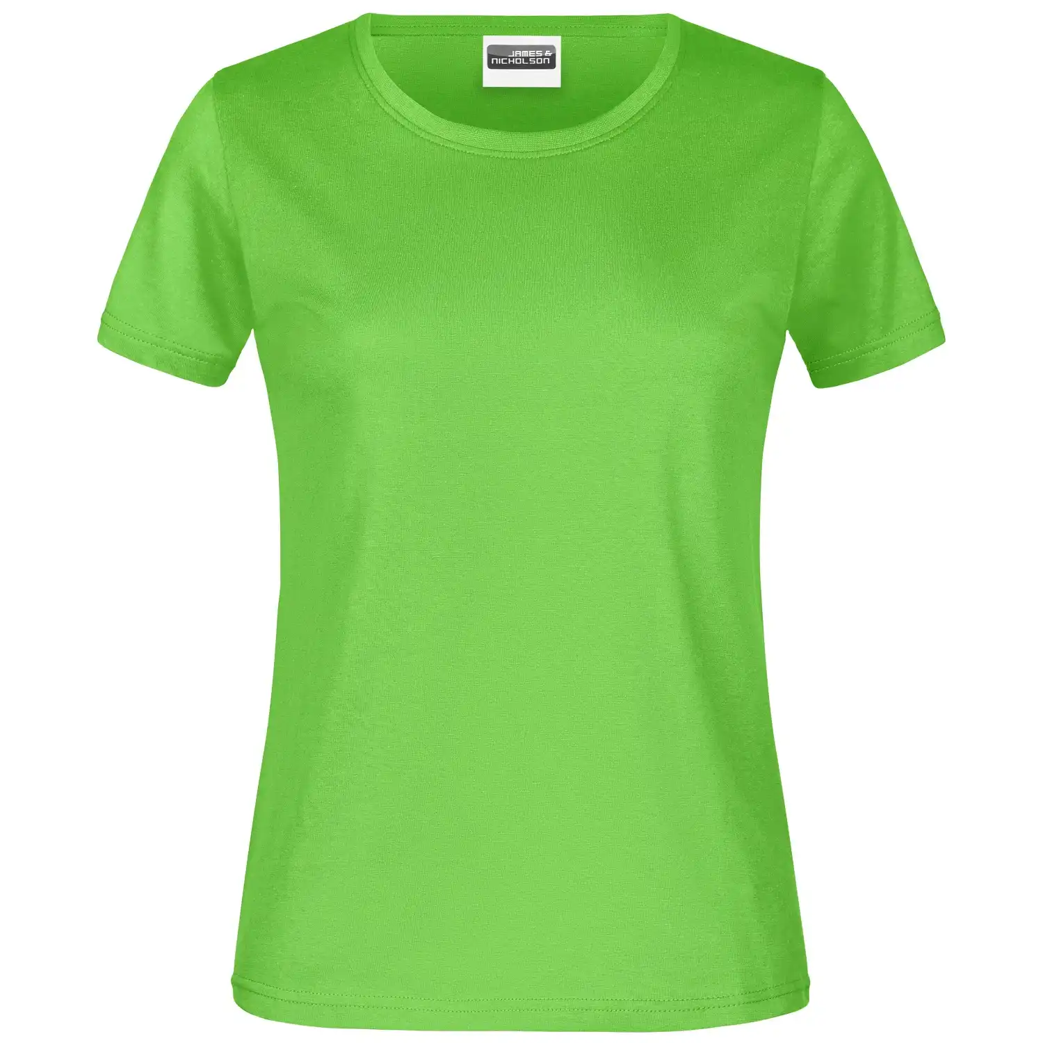 Damen Basic T-Shirt "JN746" in lime-green, 3XL - Thumbnail 1