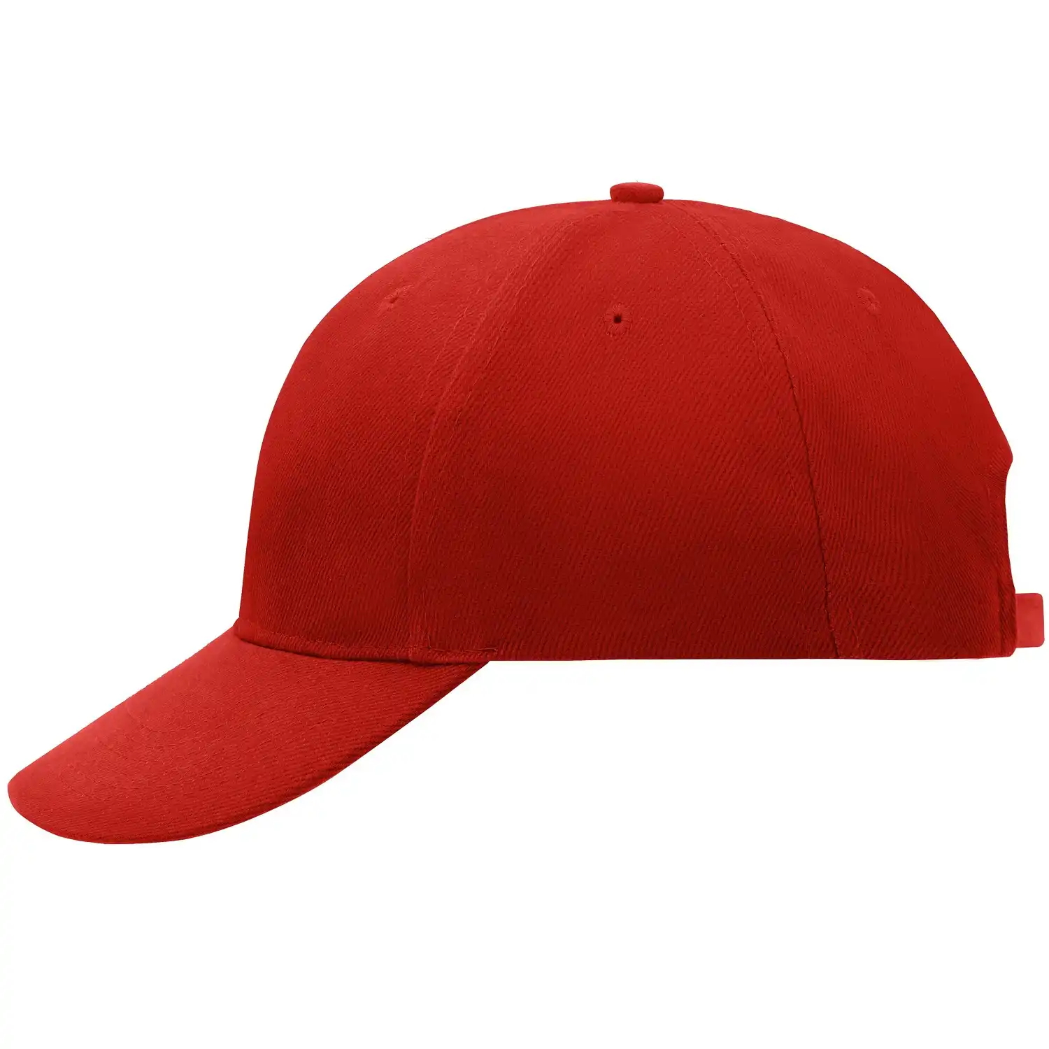 Basecap "MB016" 6-Panel Laminated in Rot - Bild 1