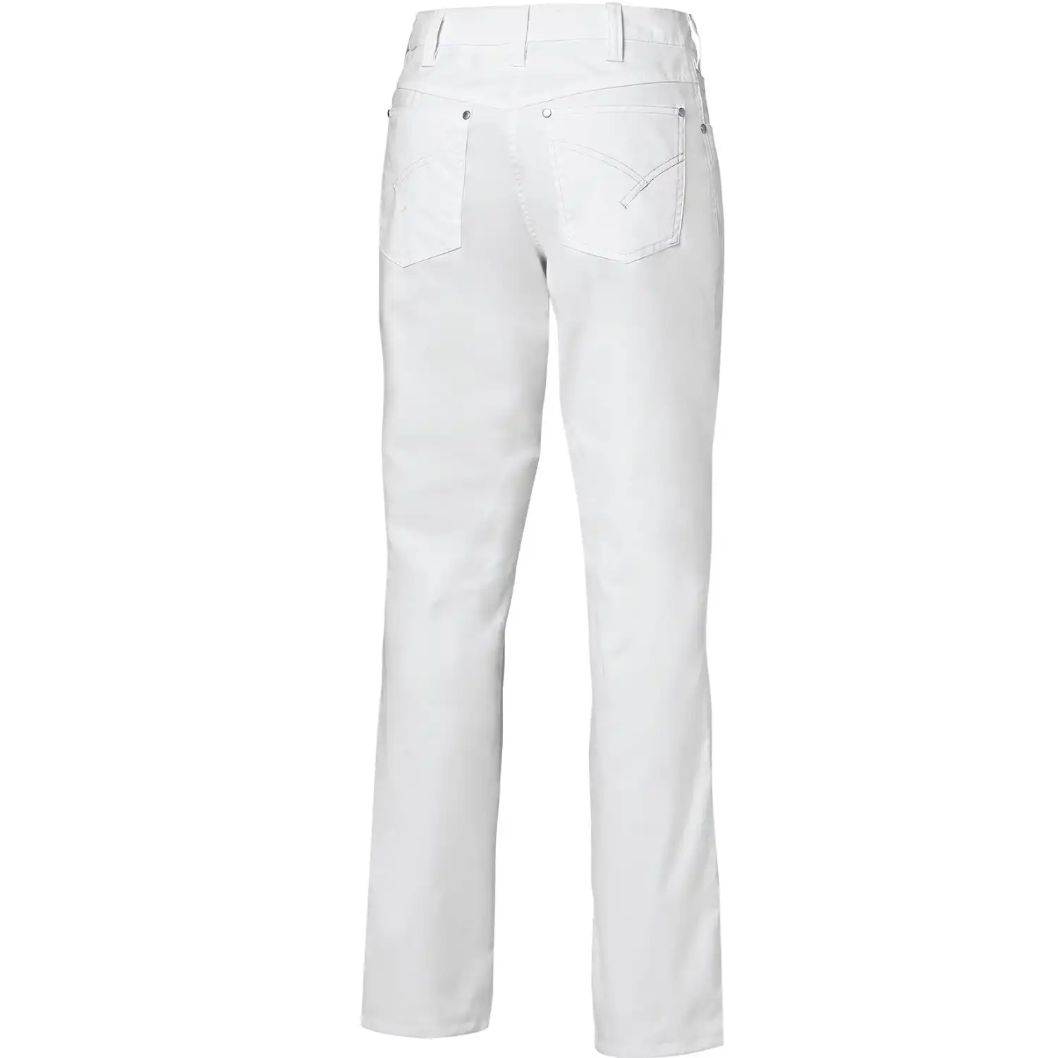 Damen Stretch Jeans-Bundhose "1662-686" Med & Care in 44, Weiß - Thumbnail 2