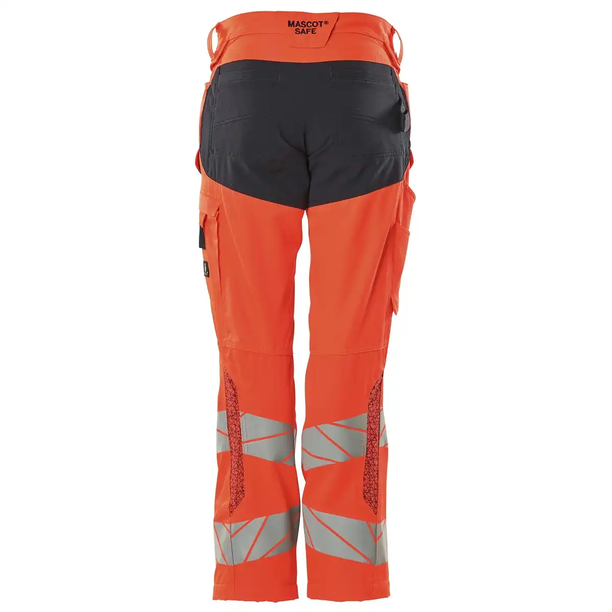 Damen Warnschutz Bundhose Kl. 2 "ACCELERATE SAFE" Diamond in rot/schwarzblau, 82C44 (EU 44) - Thumbnail 2