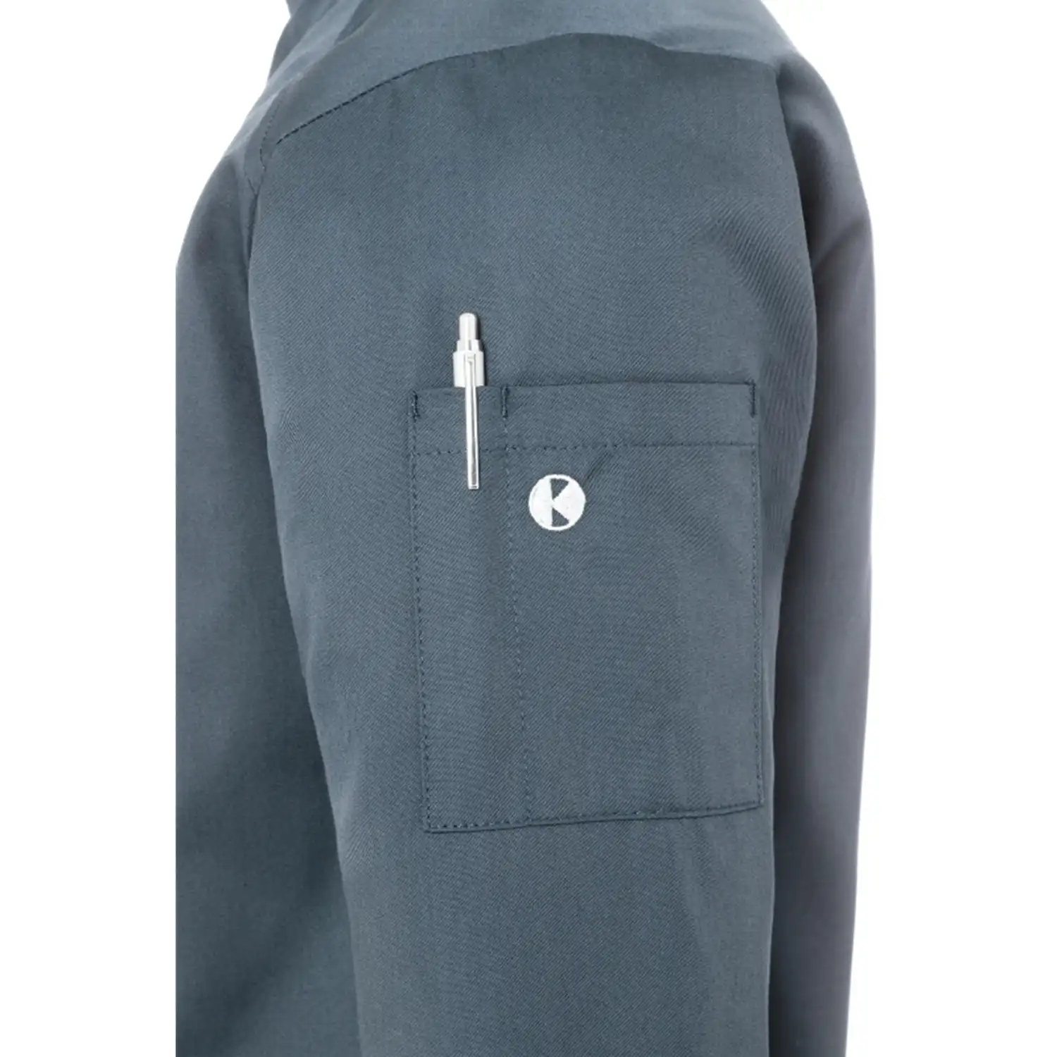 Herren Kochjacke Noah "JM 25" in anthrazit, 48 - Thumbnail 5