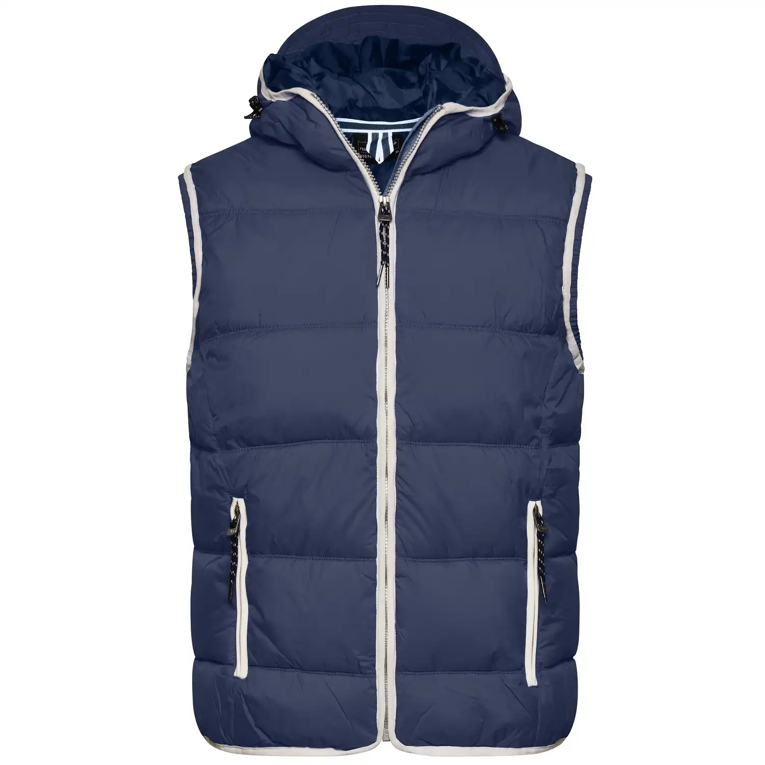 Maritime Weste "JN1076" in navy/white, 3XL - Thumbnail 1