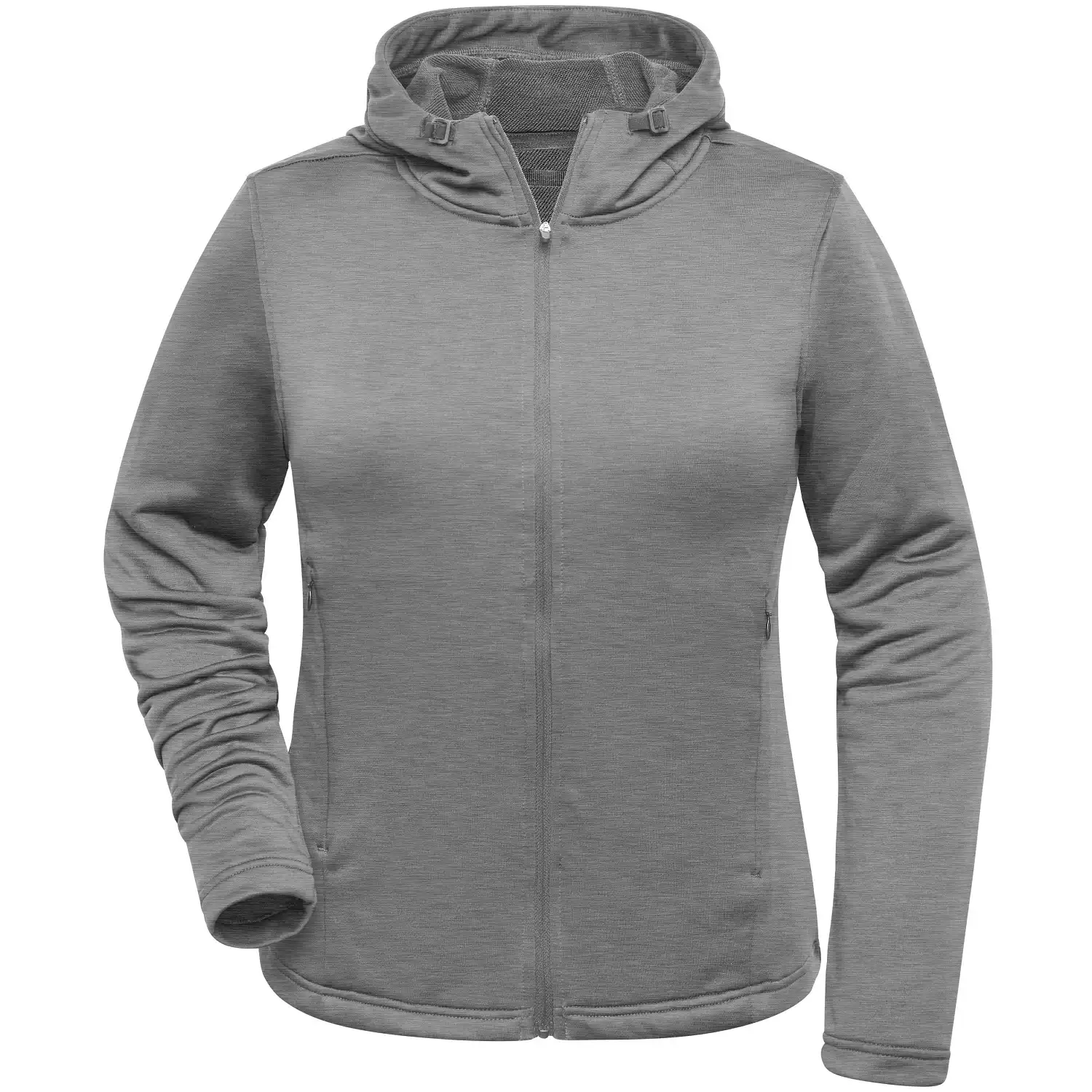 Damen Kapuzenjacke "JN531" in light-melange, L - Thumbnail 1