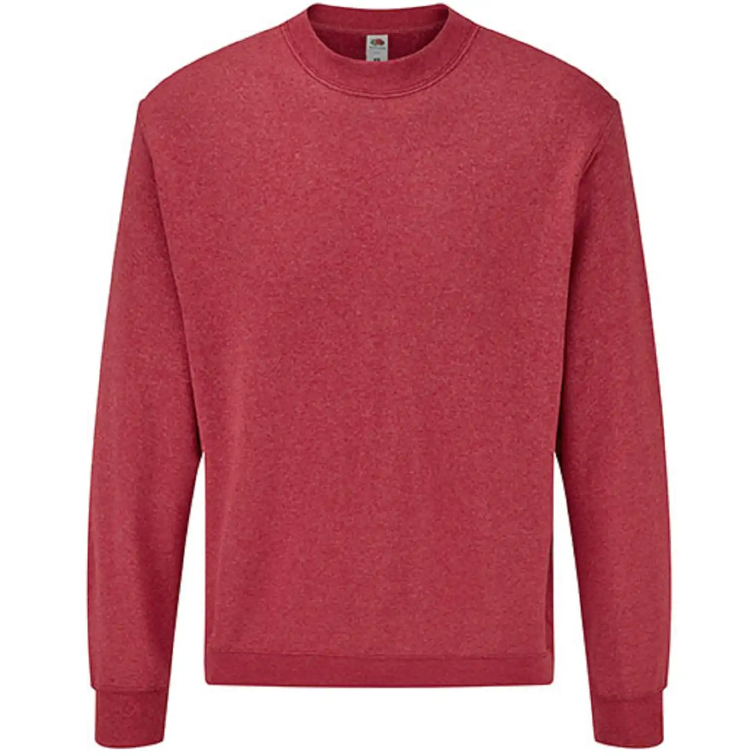 Sweatshirt "F324" Classic Set-In in heather red, S - Bild 1