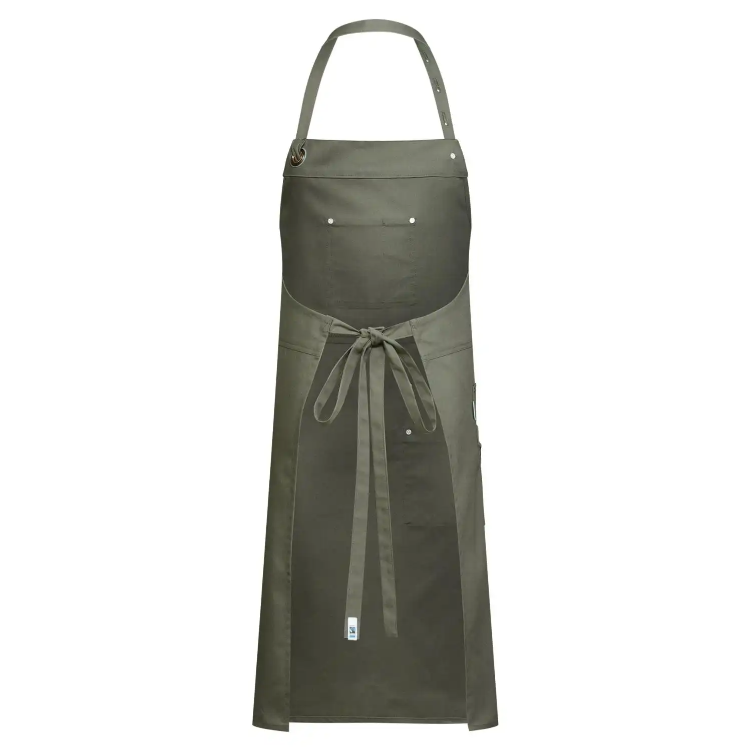 Latzschürze Canvas "4049" in olivgrün - Thumbnail 2