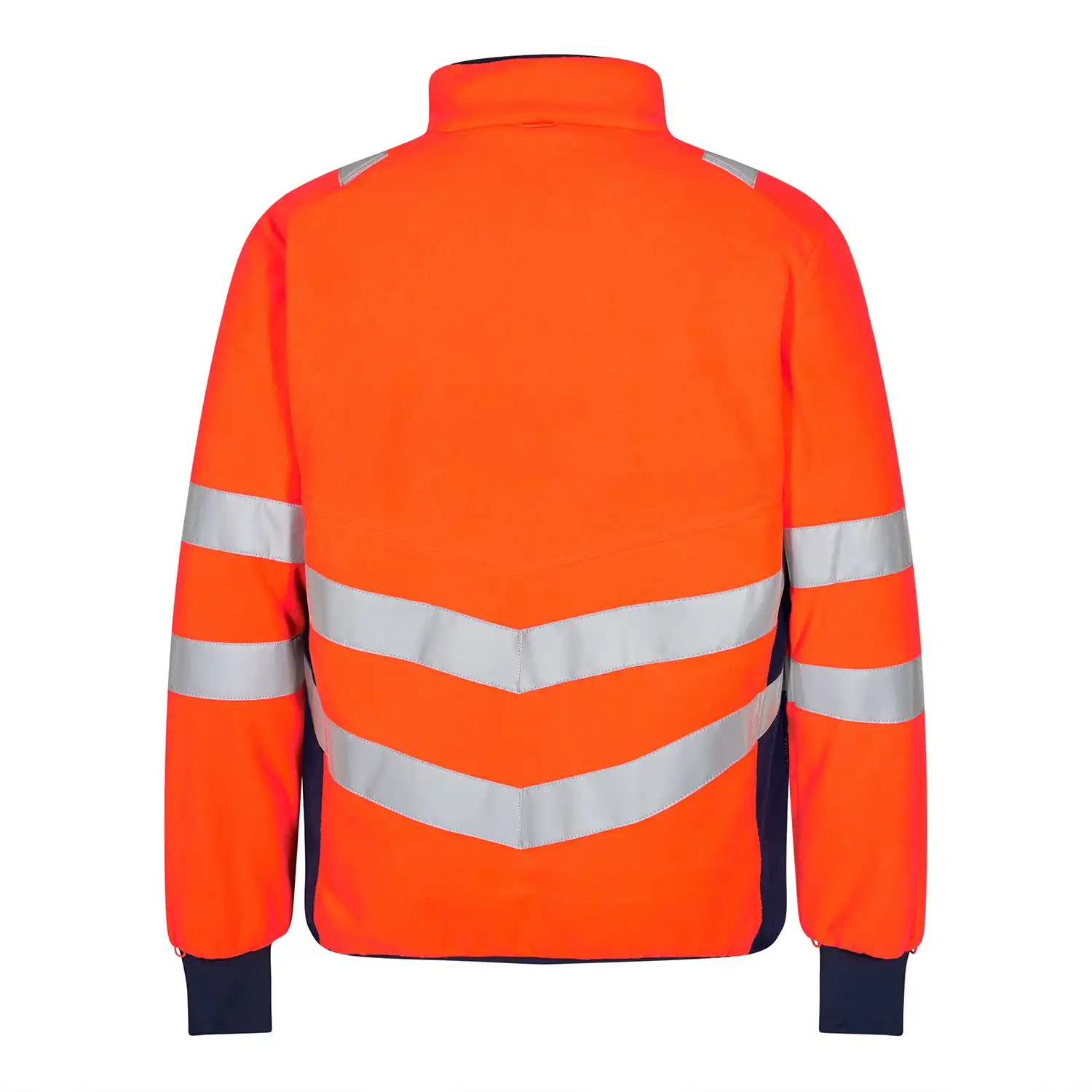 Warnschutz Fleece-Jacke "1192-236" Safety Kl. 2 in orange/marine, L - Thumbnail 2