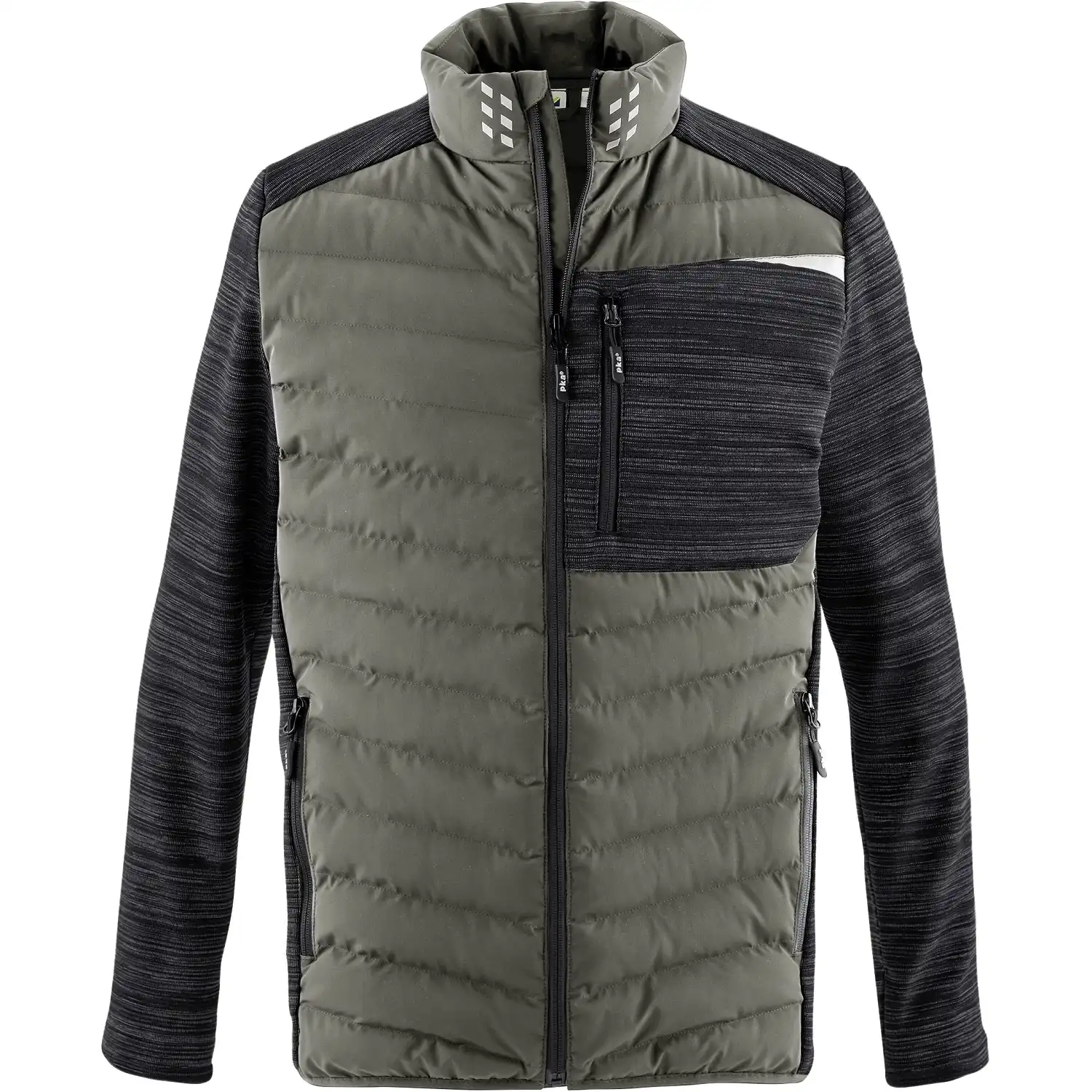 Hybridjacke "PREMIUM" in oliv/schwarz, L - Thumbnail 1