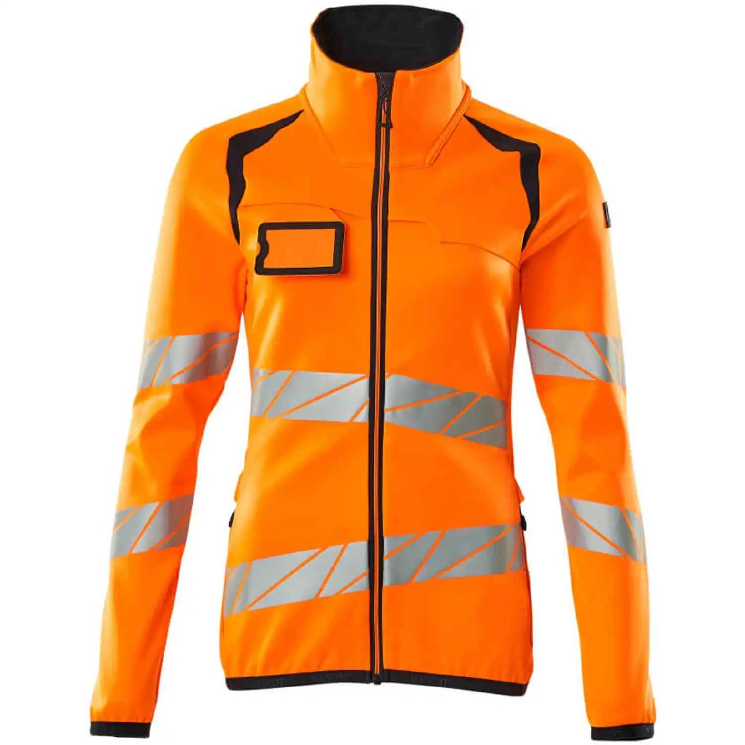 Damen Warnschutz Fleecejacke "ACCELERATE SAFE" in orange/schwarzblau, XXL - Bild 1