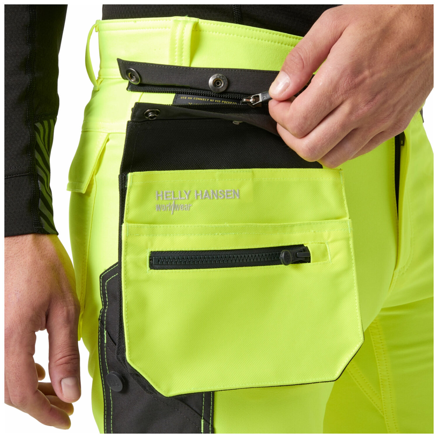 Werkzeugtasche "CNCT HI VIS ESSENTIAL 2" in gelb - Thumbnail 2