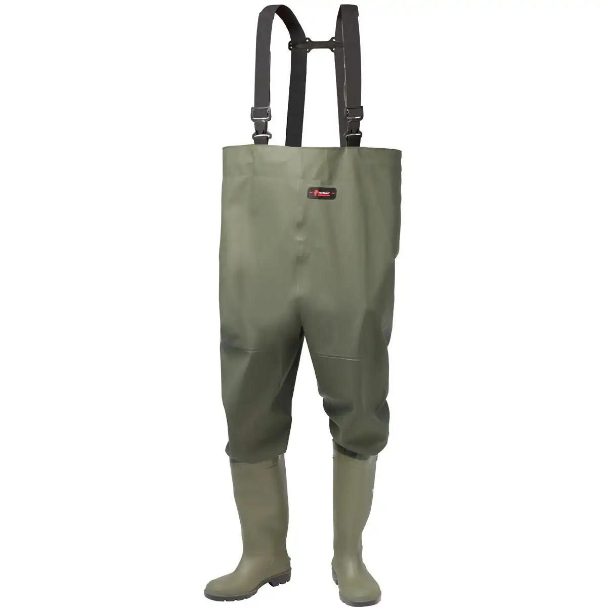 PVC-Wathose "PREMIUM" Oliv in 46 - Thumbnail 1