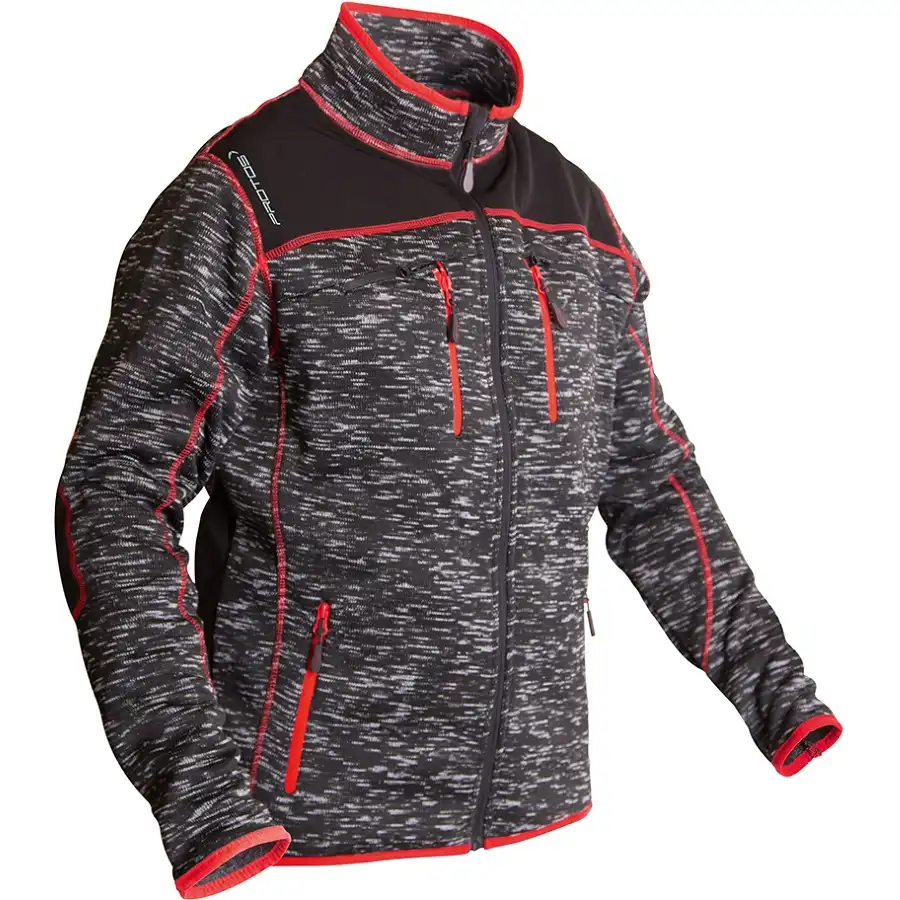 Strickjacke "INUIT" in dunkelgrau, L - Bild 1