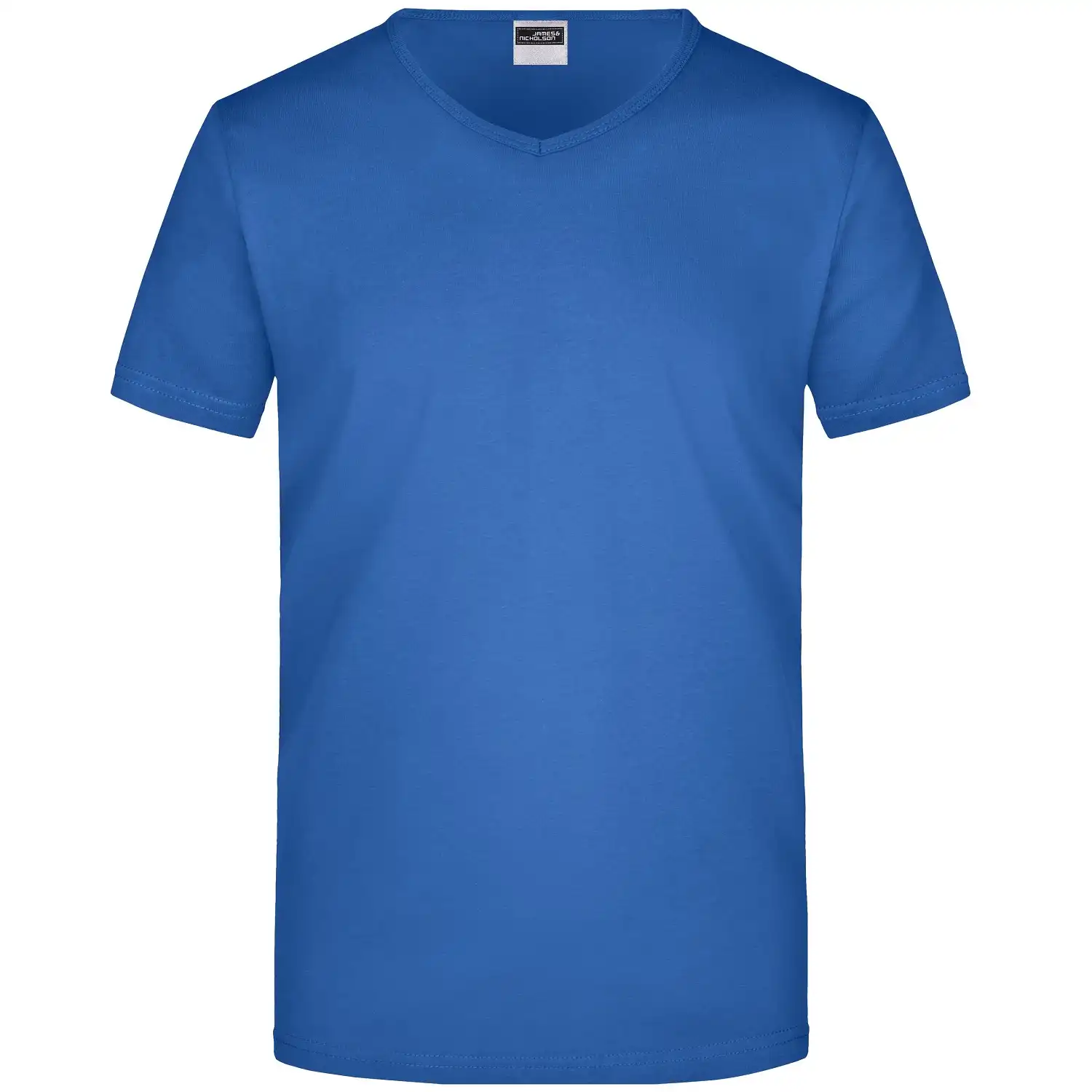 V-T-Shirt Slim Fit "JN912" in royal, L - Thumbnail 1