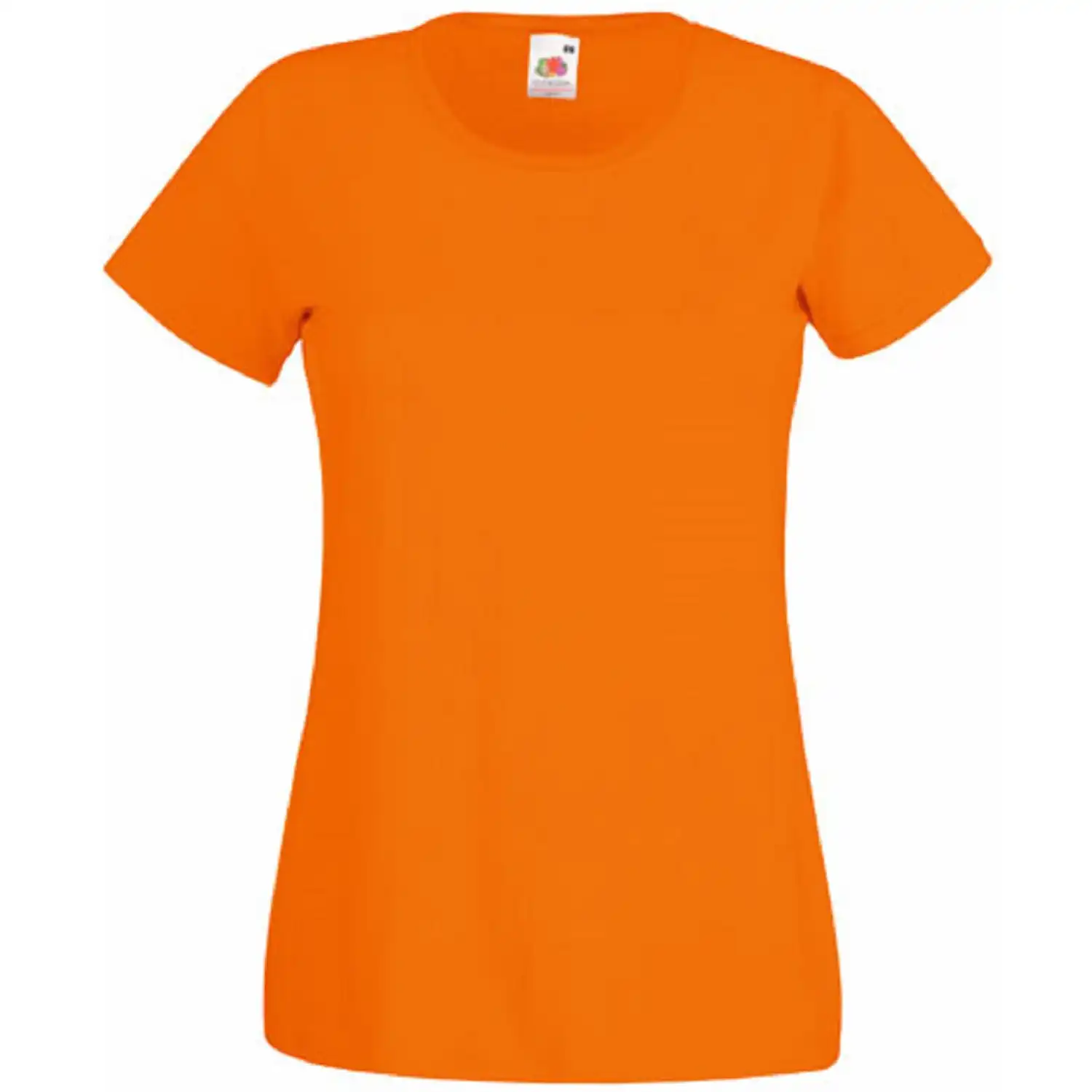 Damen T-Shirt "F288N" 100% Baumwolle Valueweight in Orange, L - Bild 1