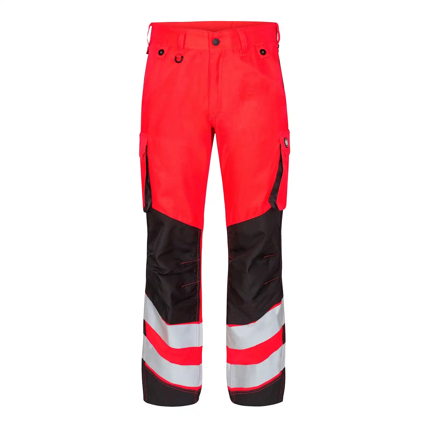 Warnschutz Bundhose "2545-319" Safety leicht Kl. 2 in rot/schwarz, 50 - Thumbnail 1