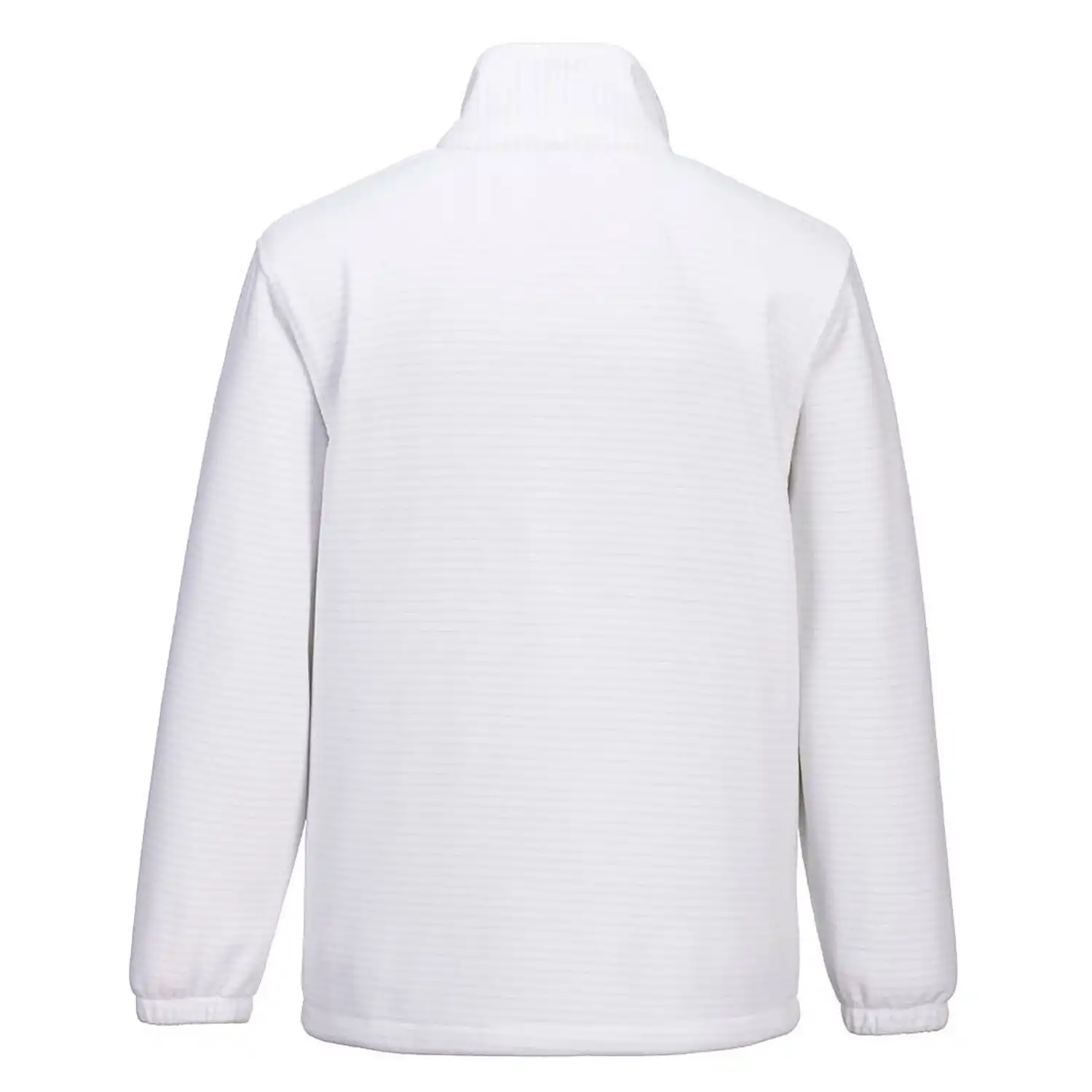 ESD Antistatik Zip-Fleecejacke"AS26" in L, Weiß - Thumbnail 2