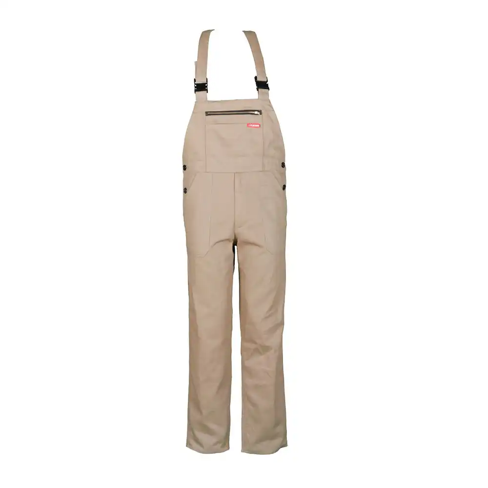Latzhose "BW 290" 100% Baumwolle - 290g/m² in khaki, 42 - Bild 1