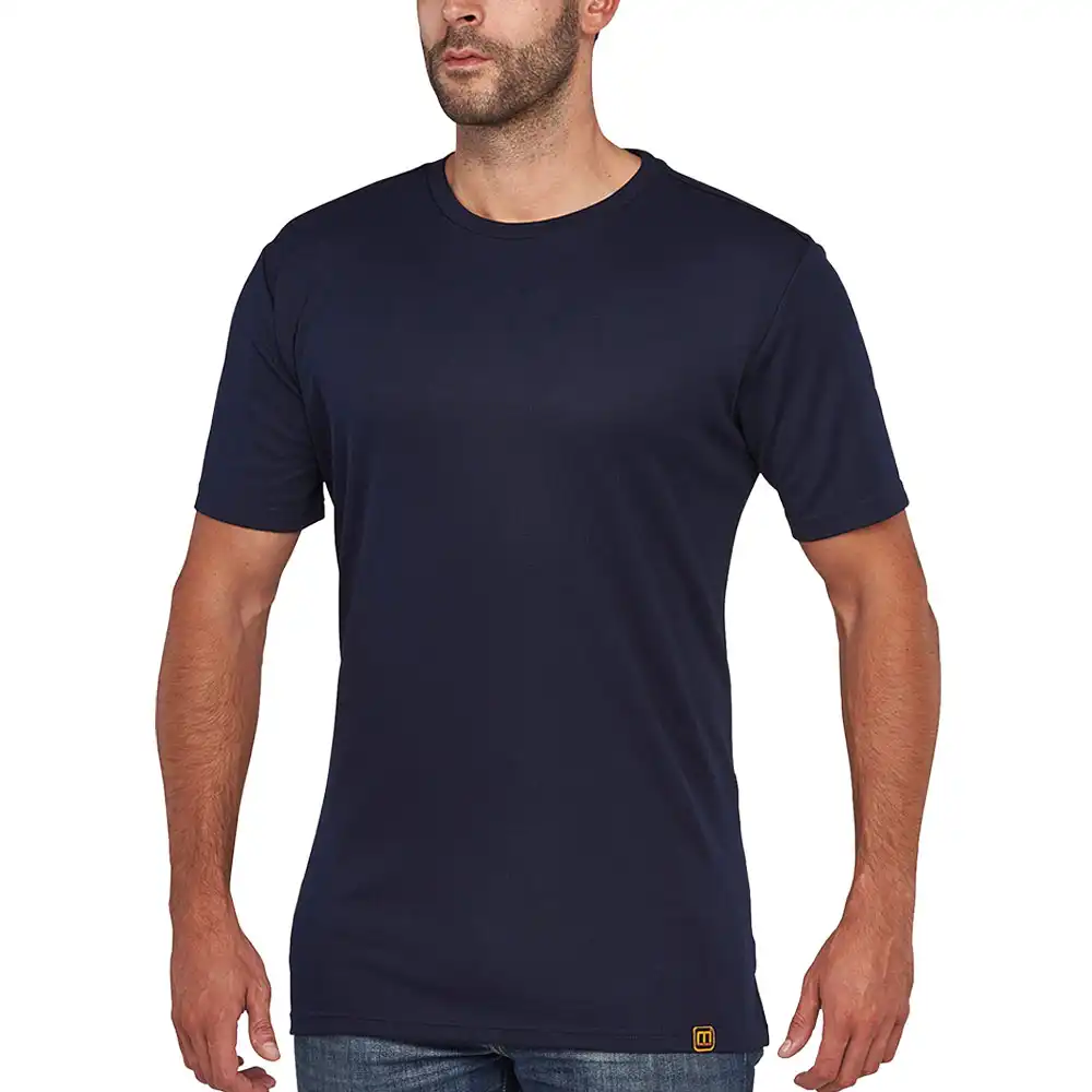 T-Shirt "SLASH" Powerdry in Blau, L - Bild 1