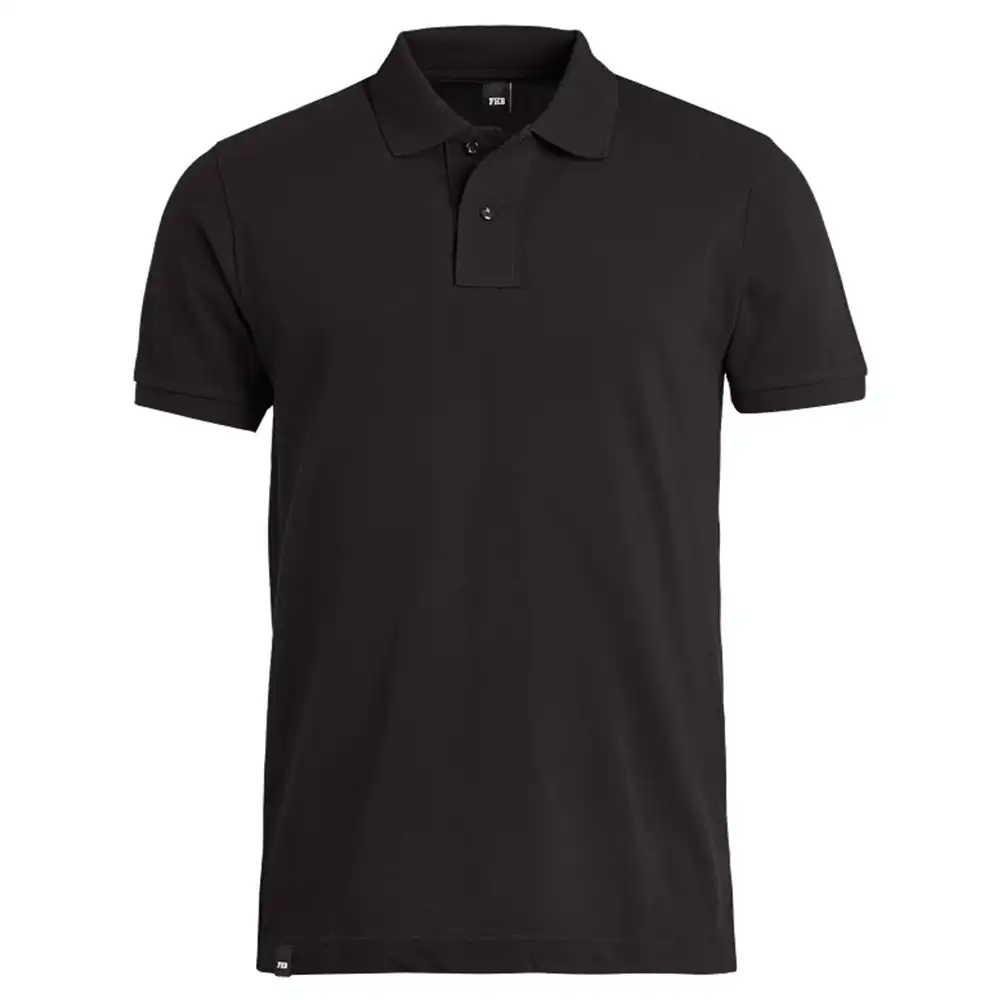 Polo-Shirt "DANIEL" in schwarz, L - Thumbnail 1