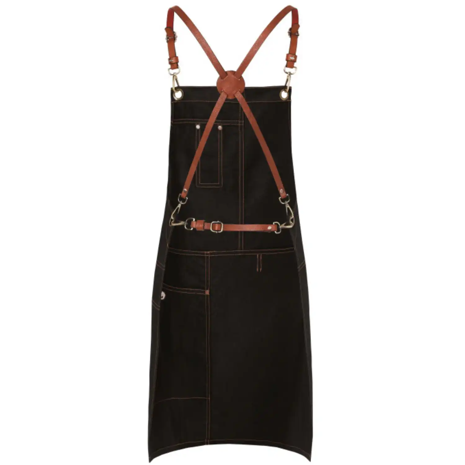 Latzschürze Urban "LS25" in schwarz - Thumbnail 2