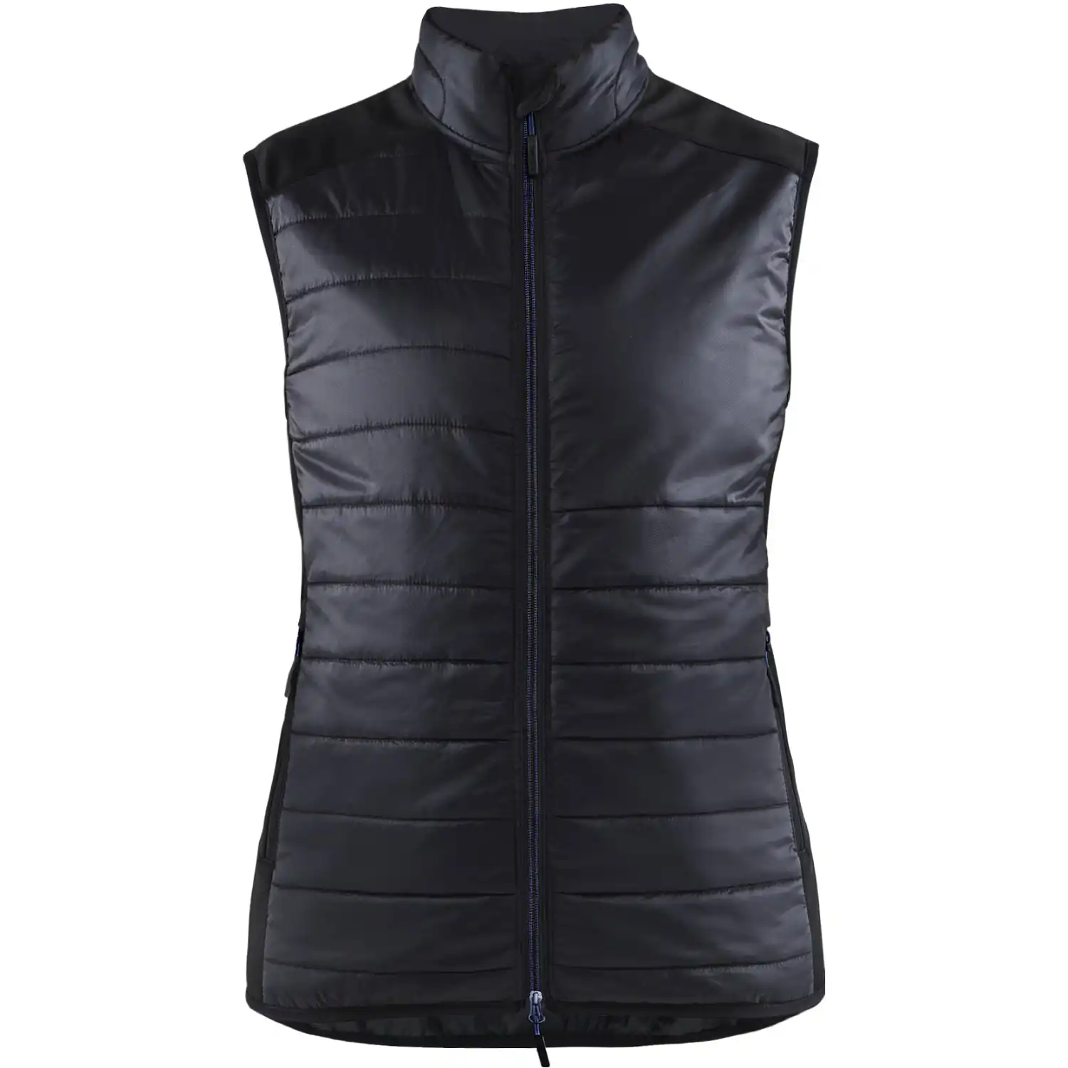 Damen Steppweste "3864" Unite in schwarz/dunkelmarine, M - Thumbnail 1