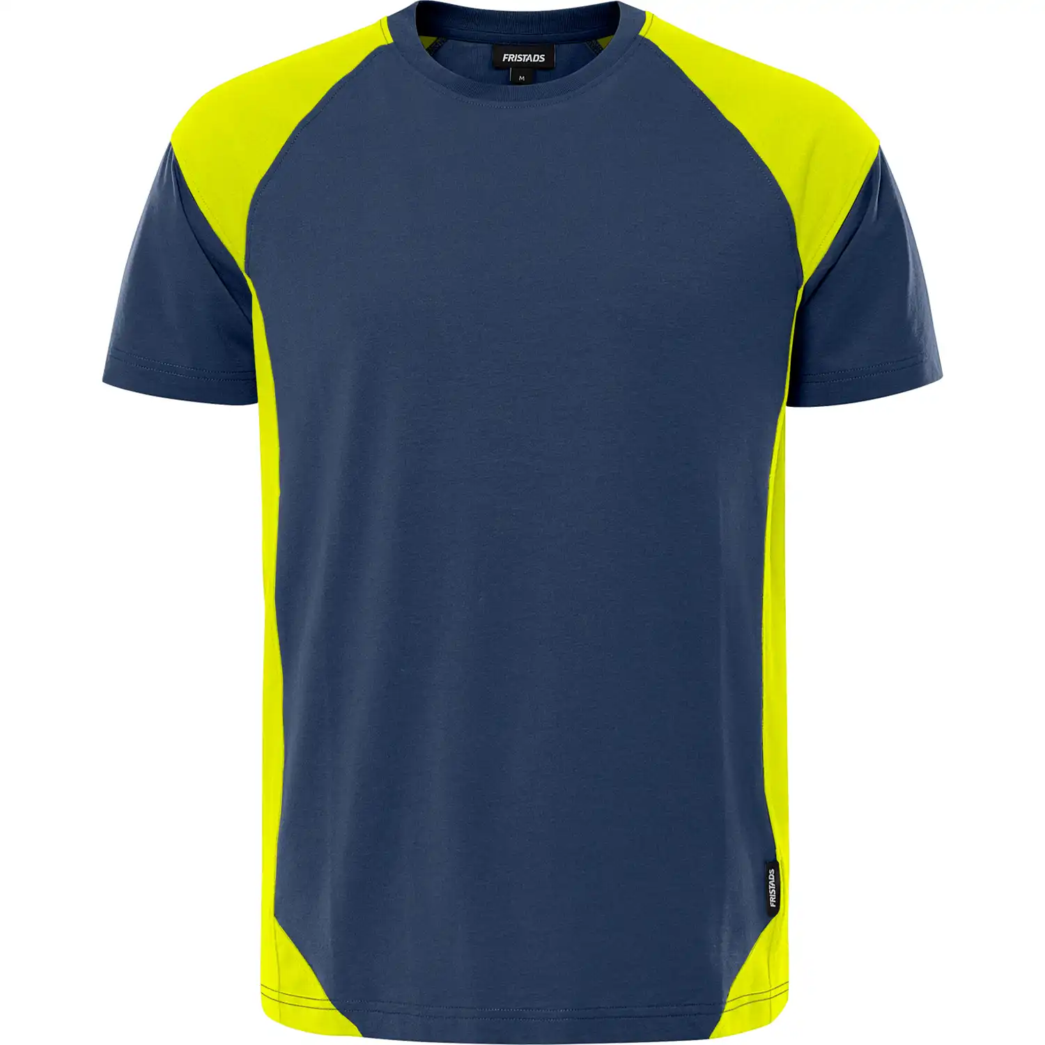 T-Shirt "7046 GTM" Skarup in marine/gelb, L - Thumbnail 1