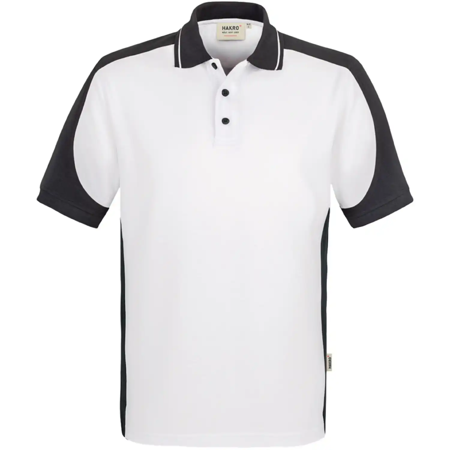 Polo-Shirt "PERFORMANCE CONTRAST" 839 in L, Weiß - Bild 1