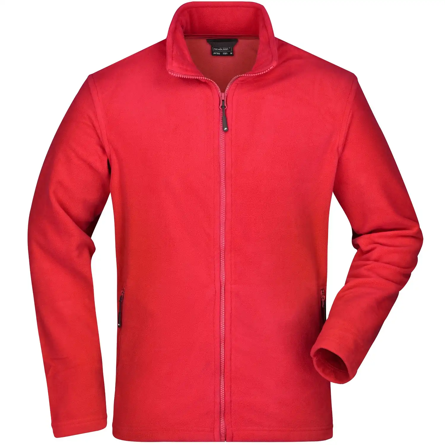 Basic Fleecejacke "JN766" in 3XL, Rot - Bild 1
