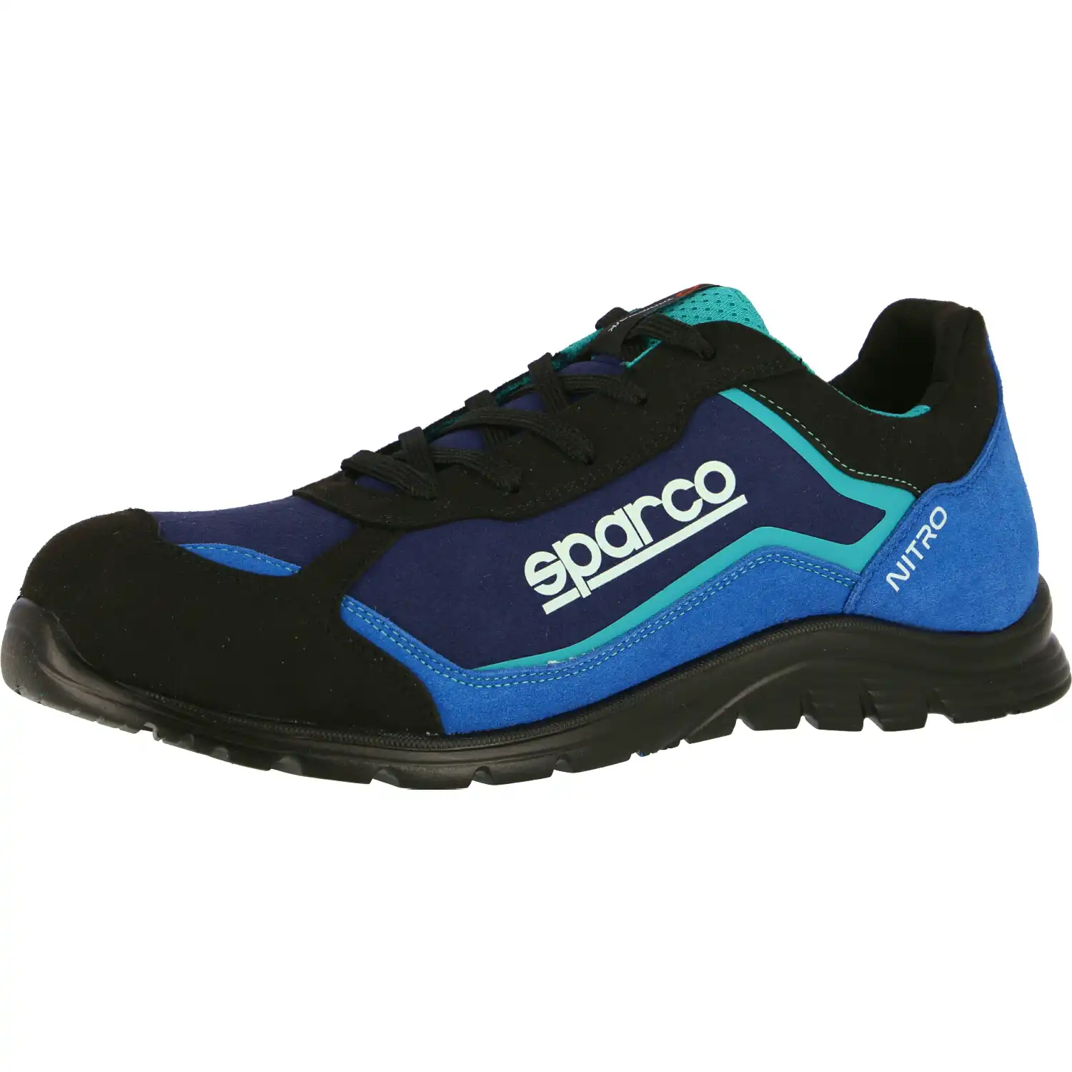 Sicherheitshalbschuhe S3 "NITRO BLACK BLUE" in 45 - Thumbnail 1