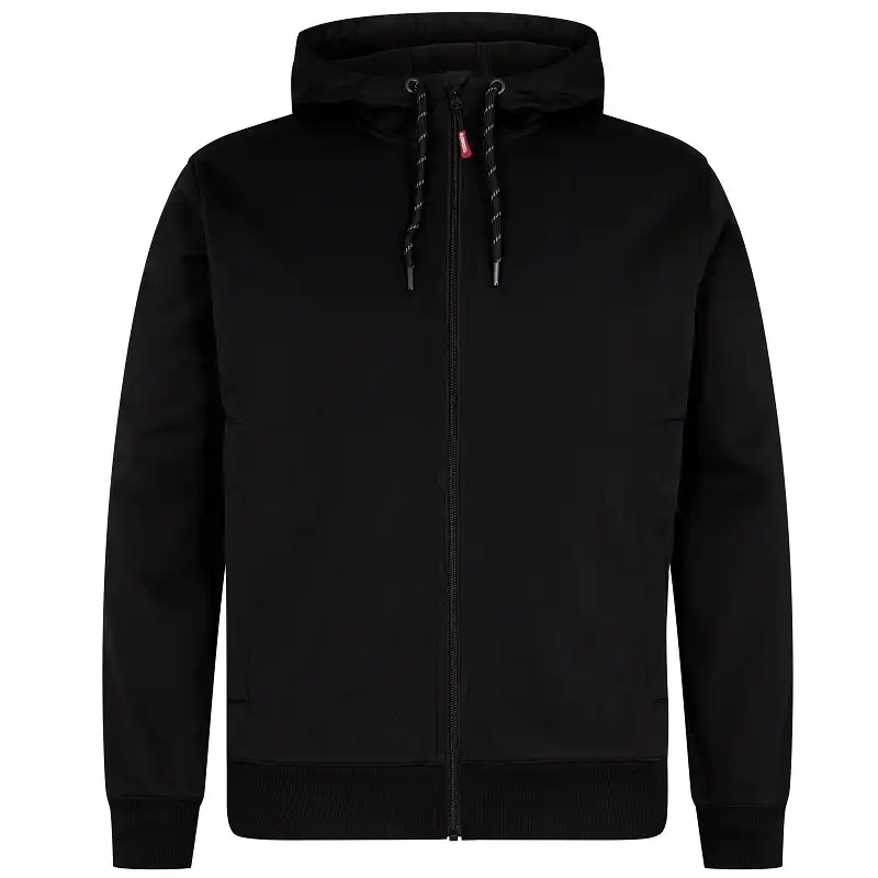 Allwetter Kapuzen-Sweatjacke "8019-250" Extend in schwarz, L - Thumbnail 1