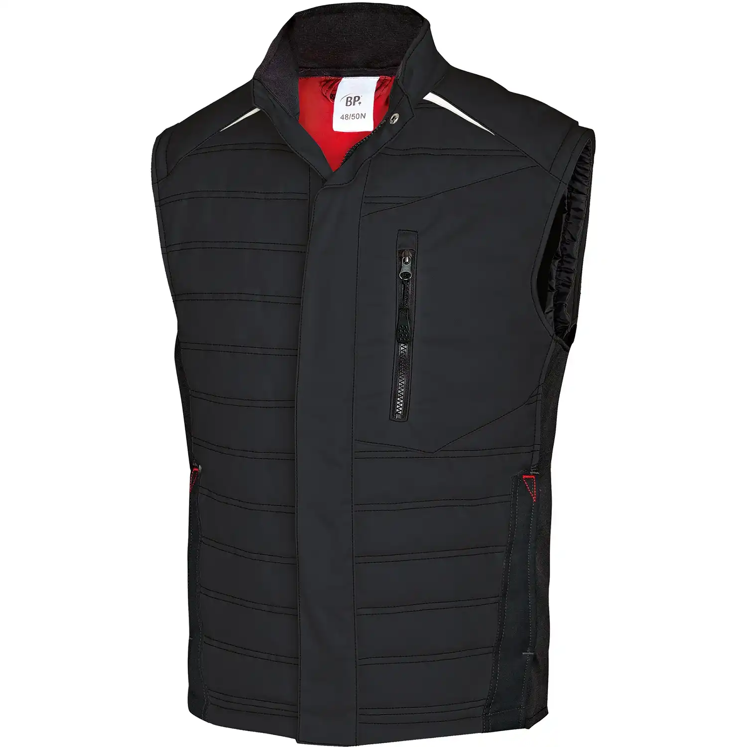 Winter-Steppweste "1986-570" Bplus in schwarz, L - Thumbnail 1