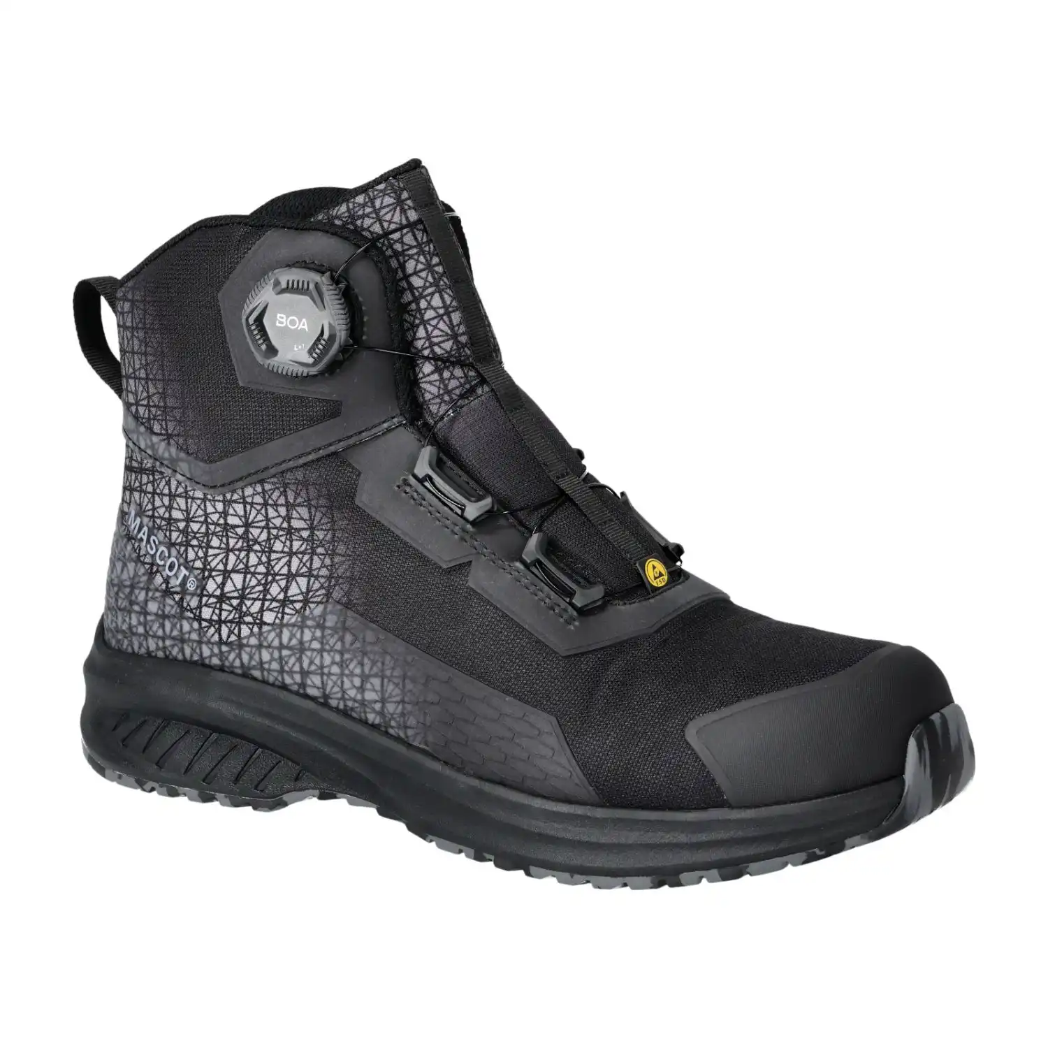 Sicherheitshochschuh S3S "ACCELERATE BOA® Fit System" Schwarz in 49 - Thumbnail 2