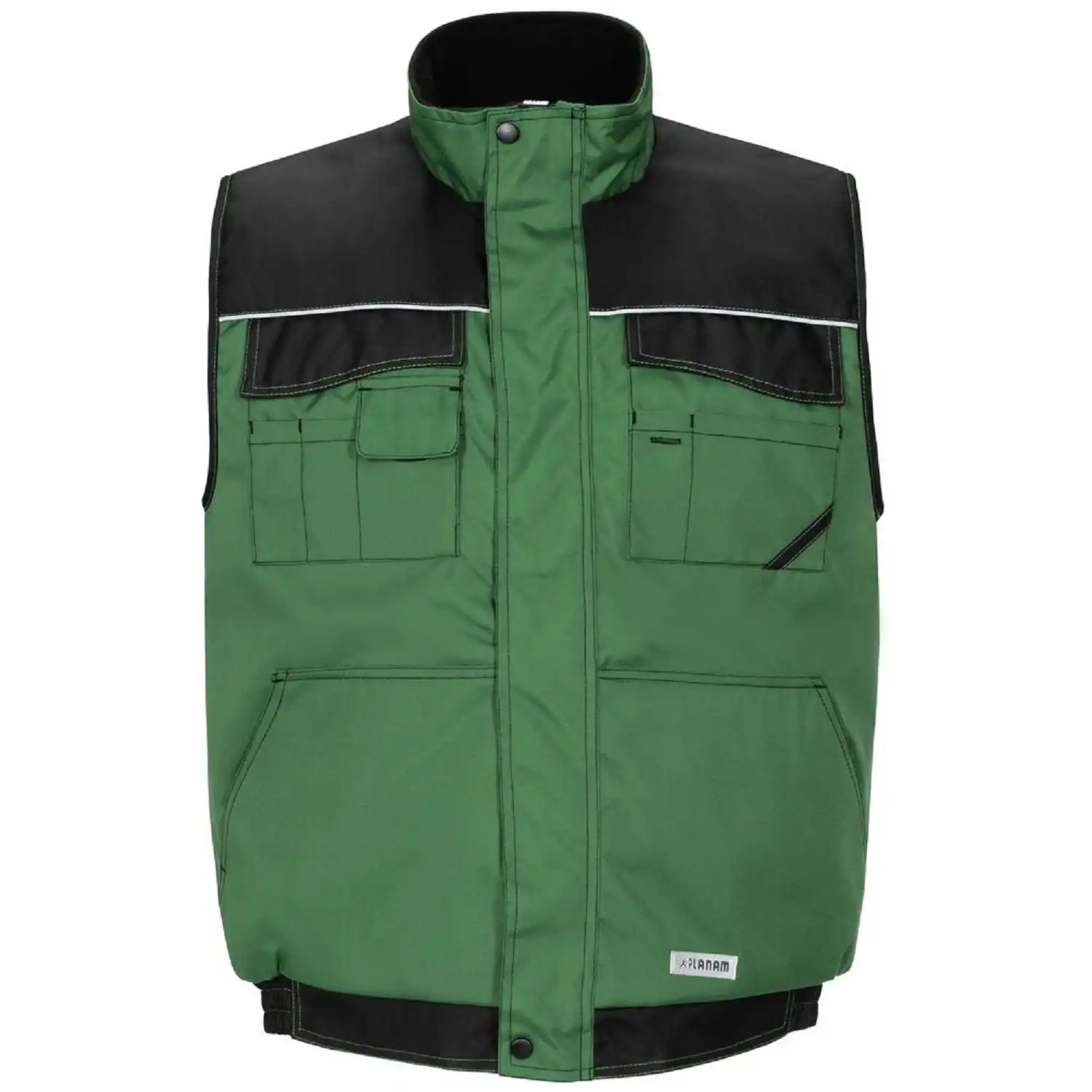 Winter Weste "DUST" Outdoor in farngrün/schwarz, XXL - Bild 1