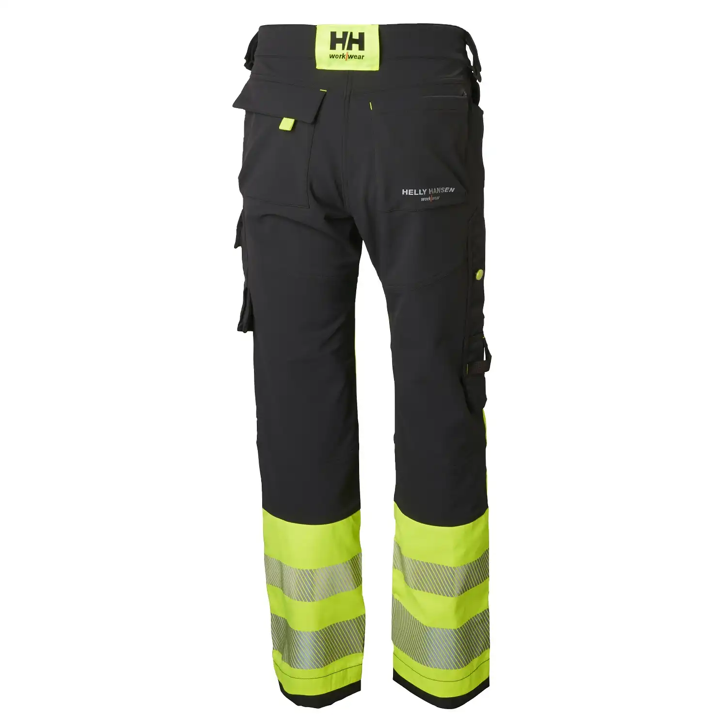 Warnschutz Bundhose "ICU" in gelb/schwarz, C44 - Thumbnail 2