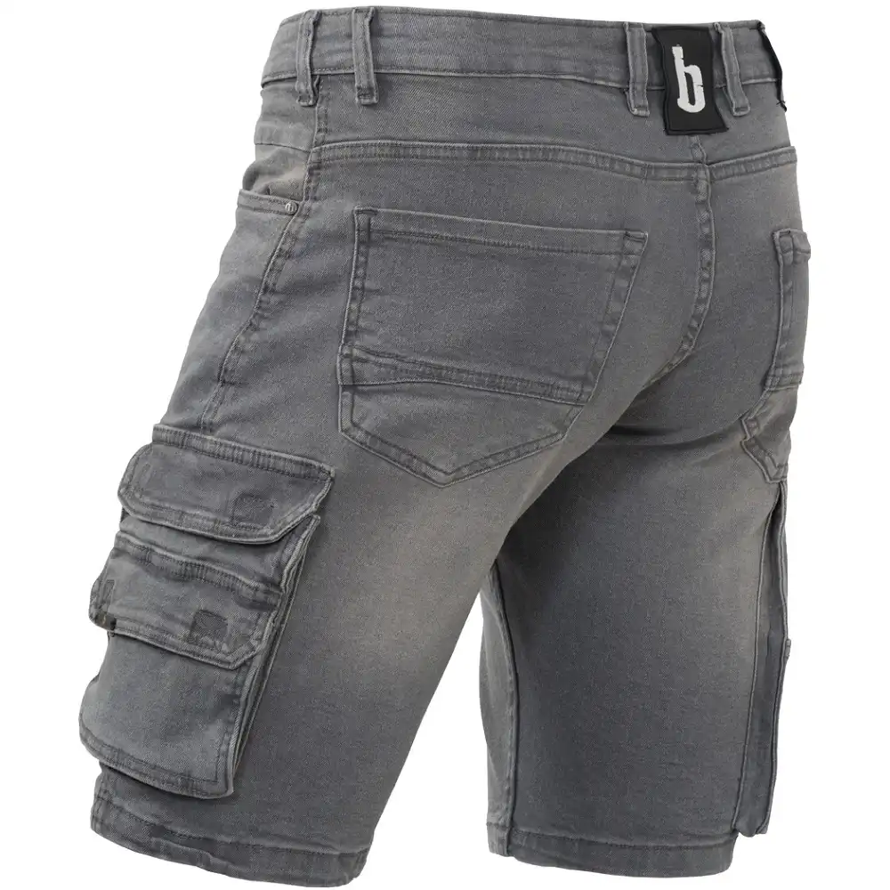 Stretch Jeans Shorts "RALPH" X95 grey in W33 - Thumbnail 3
