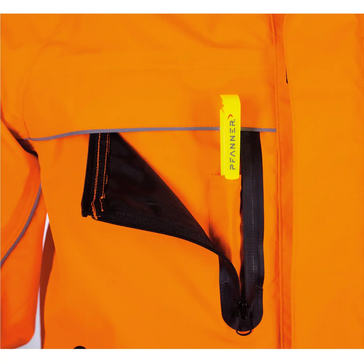 Warnschutz Regenjacke "Zipp2Zipp®" orange in S - Thumbnail 2