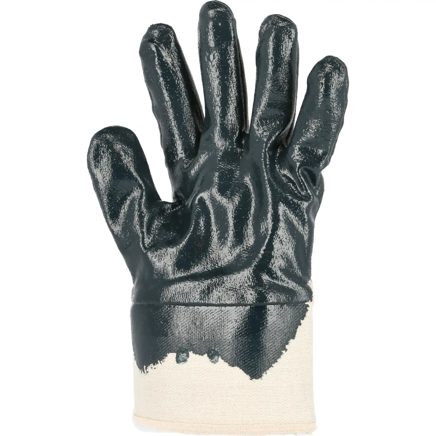 Nitril Baumwoll Industriehandschuhe "03430" blau in 10 (XL) - Thumbnail 2