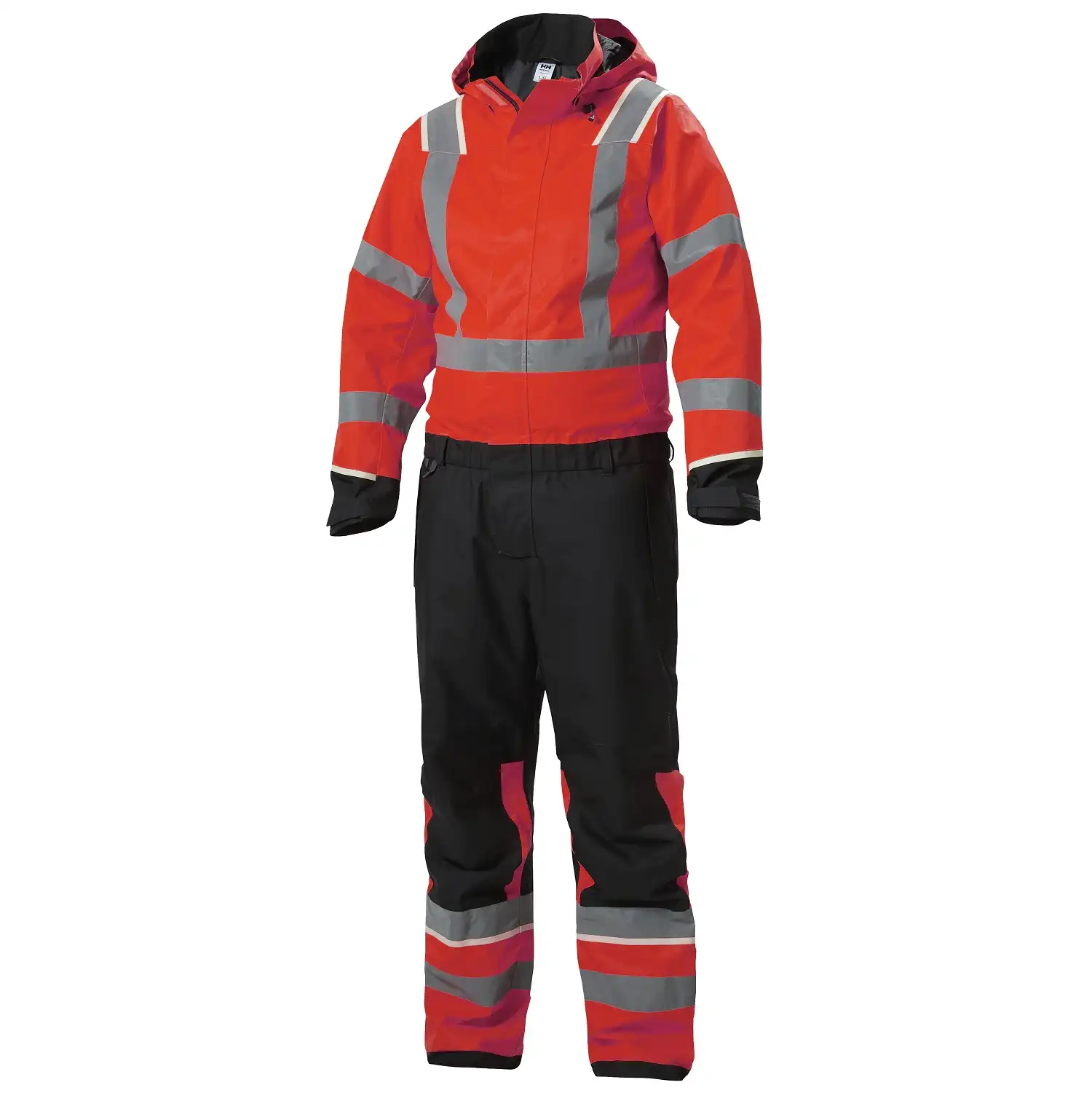 Warnschutz Winteroverall "UC-ME" in rot/schwarz, XXL - Thumbnail 1