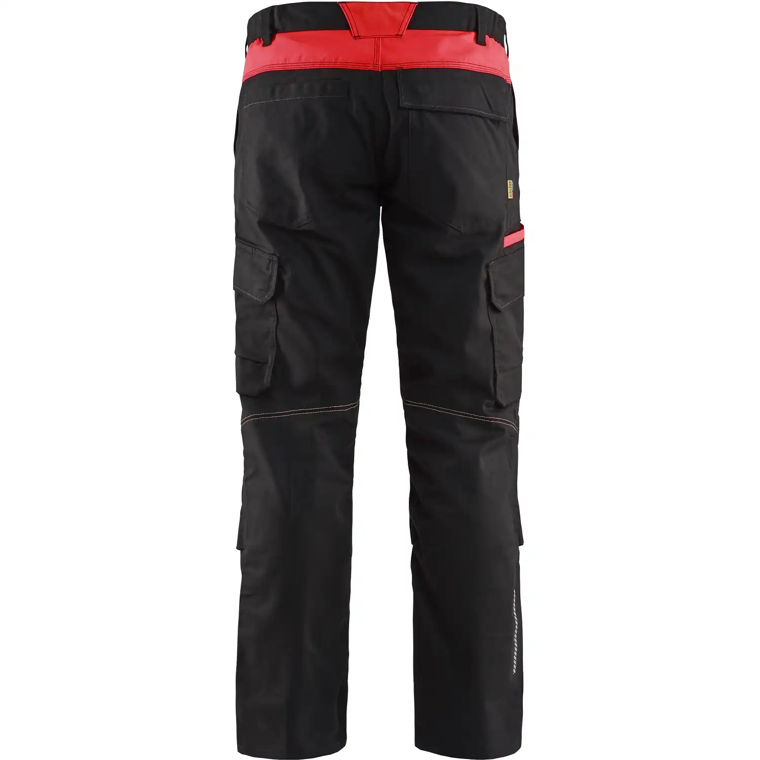 Stretch Bundhose "1448" Industrie in schwarz/rot, C144 - Thumbnail 2