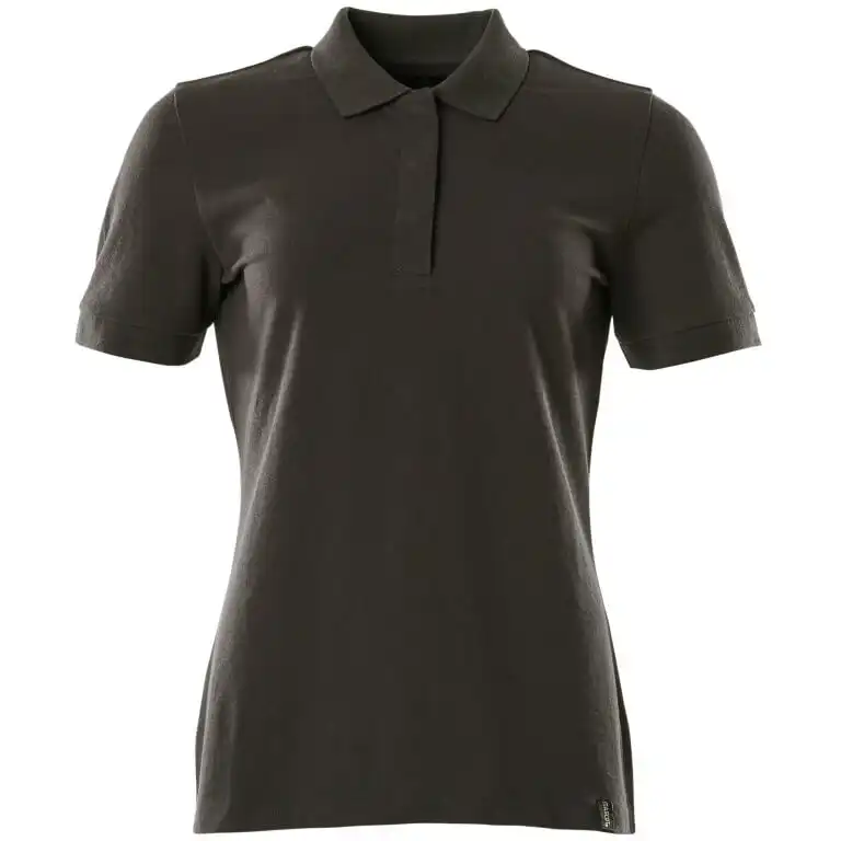 Damen Polo T-Shirt "20193" Crossover in dunkelanthrazit, XXL - Thumbnail 1