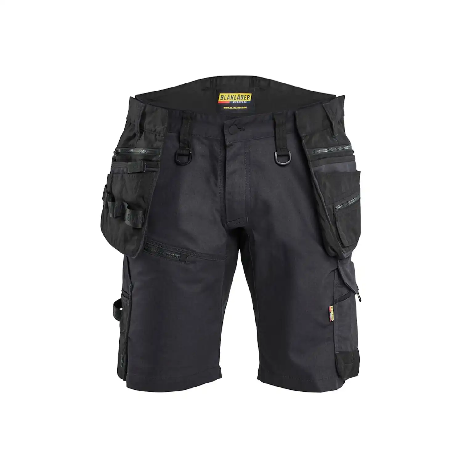 Stretch Shorts "STRIKER" in schwarz/schwarz, C44 - Thumbnail 1