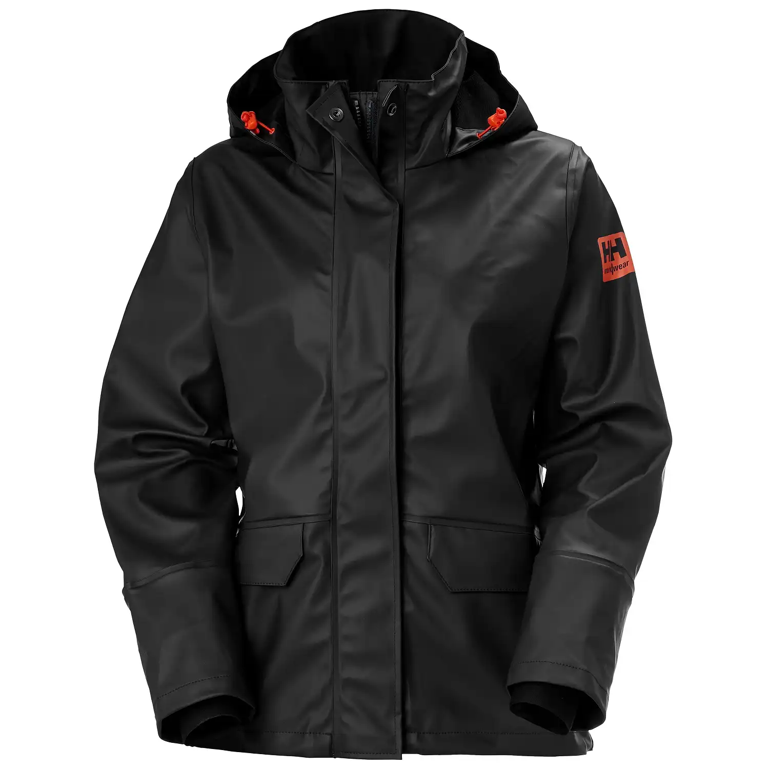 Damen PU-Regenjacke "LUNA" in schwarz, L - Bild 1