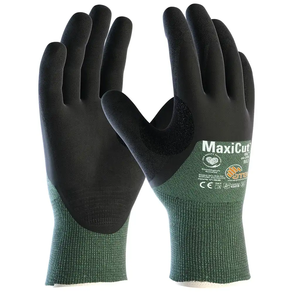 Schnittschutz Handschuh 44-305 MaxiCut® Oil™ in 9 (L) - Bild 1