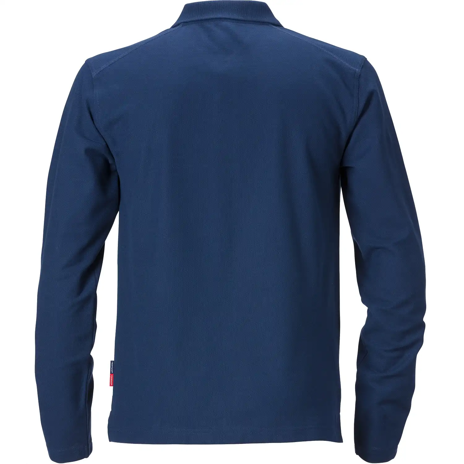Langarm Polo-Shirt "7393 PM" in dunkelblau, 4XL - Thumbnail 2
